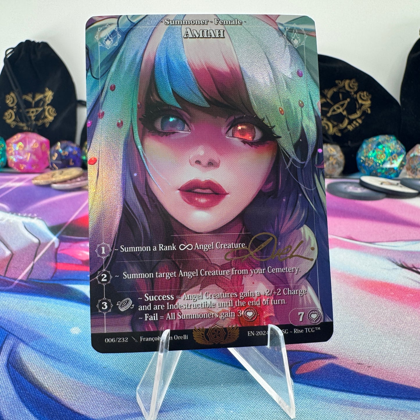 #1620 Amiah | 006/232 | Holo *Signed by Francois* | Candypocalypse | Rare (EN)