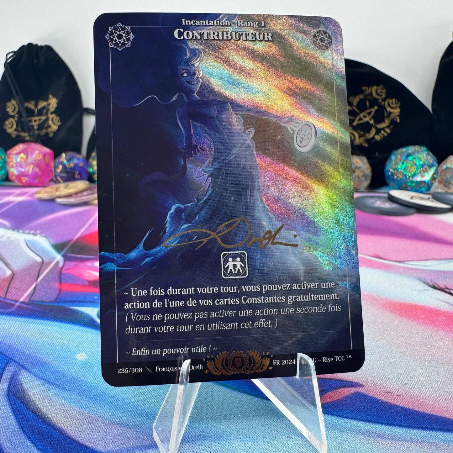 #1621 Contributeur | 235/308 | Holo *Signed by Francois* | Beta | Legendary (FR)