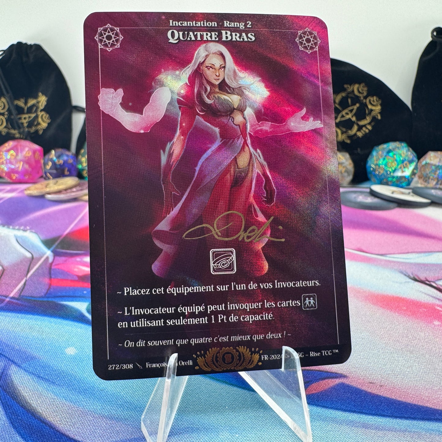 #1625 Quatre Bras | 272/308 | Holo *Signed by Francois* | Beta | Legendary (FR)