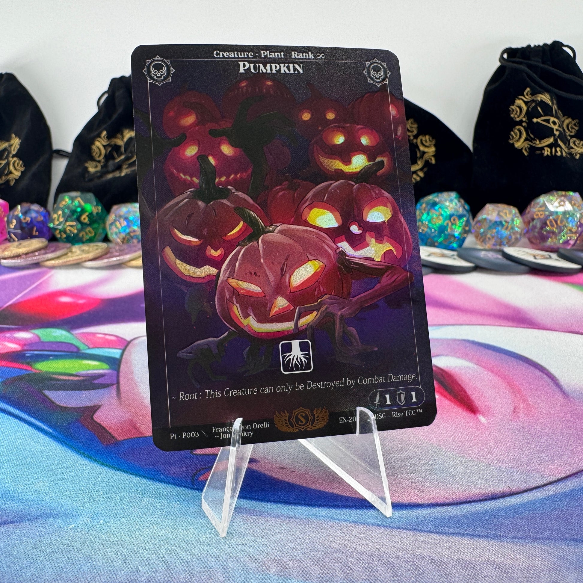 #1704 Pumpkin | Pt - P003 | UV Holo | Promo | Rare (EN)