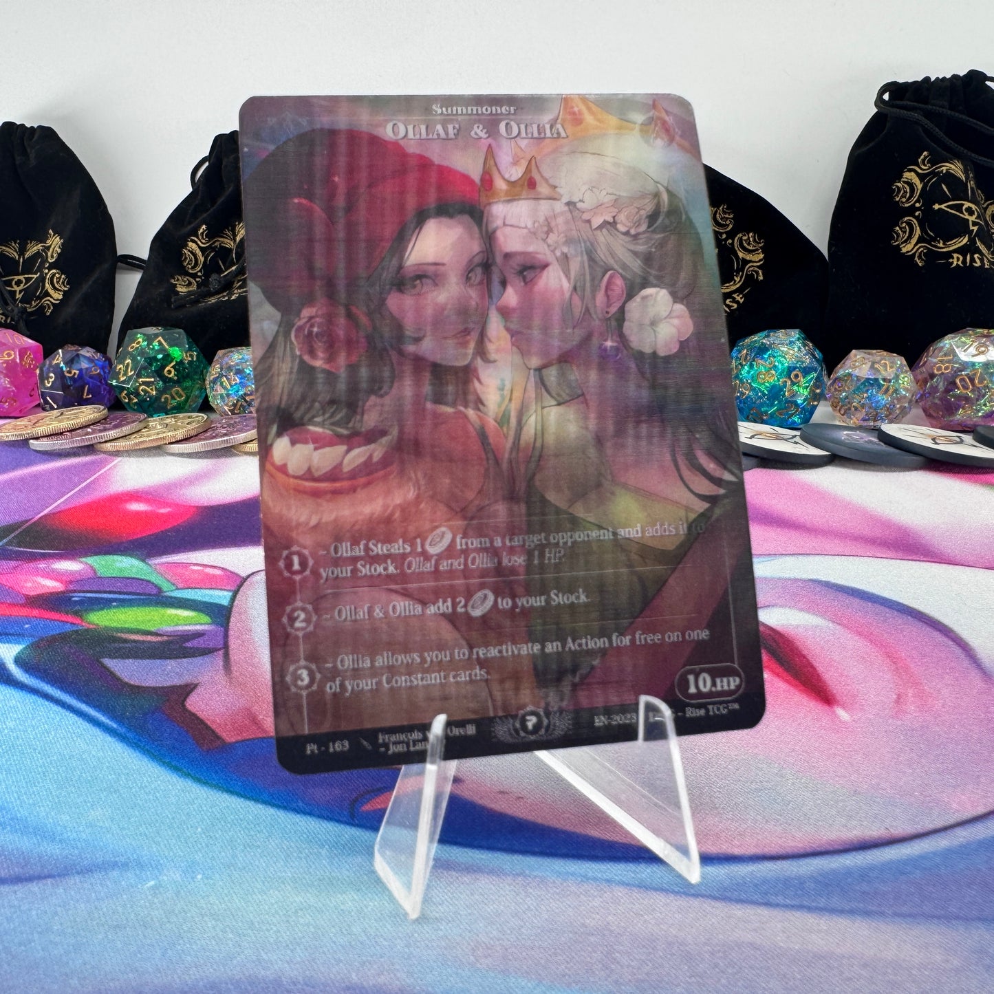 #1711 Ollaf & Ollia | Pt - 163 | Lenticular | Prestige 2023 Topper | Rare (EN)