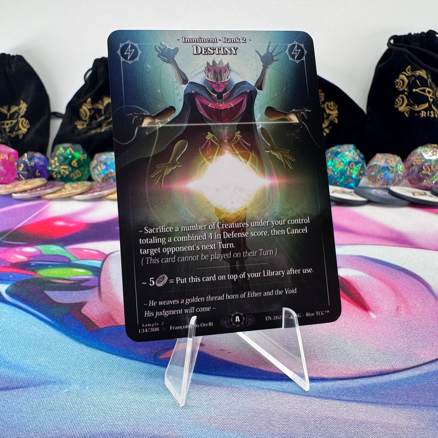 #1714 Destiny | 134/308 | Non Holo | Sample 2 | Rare (EN)