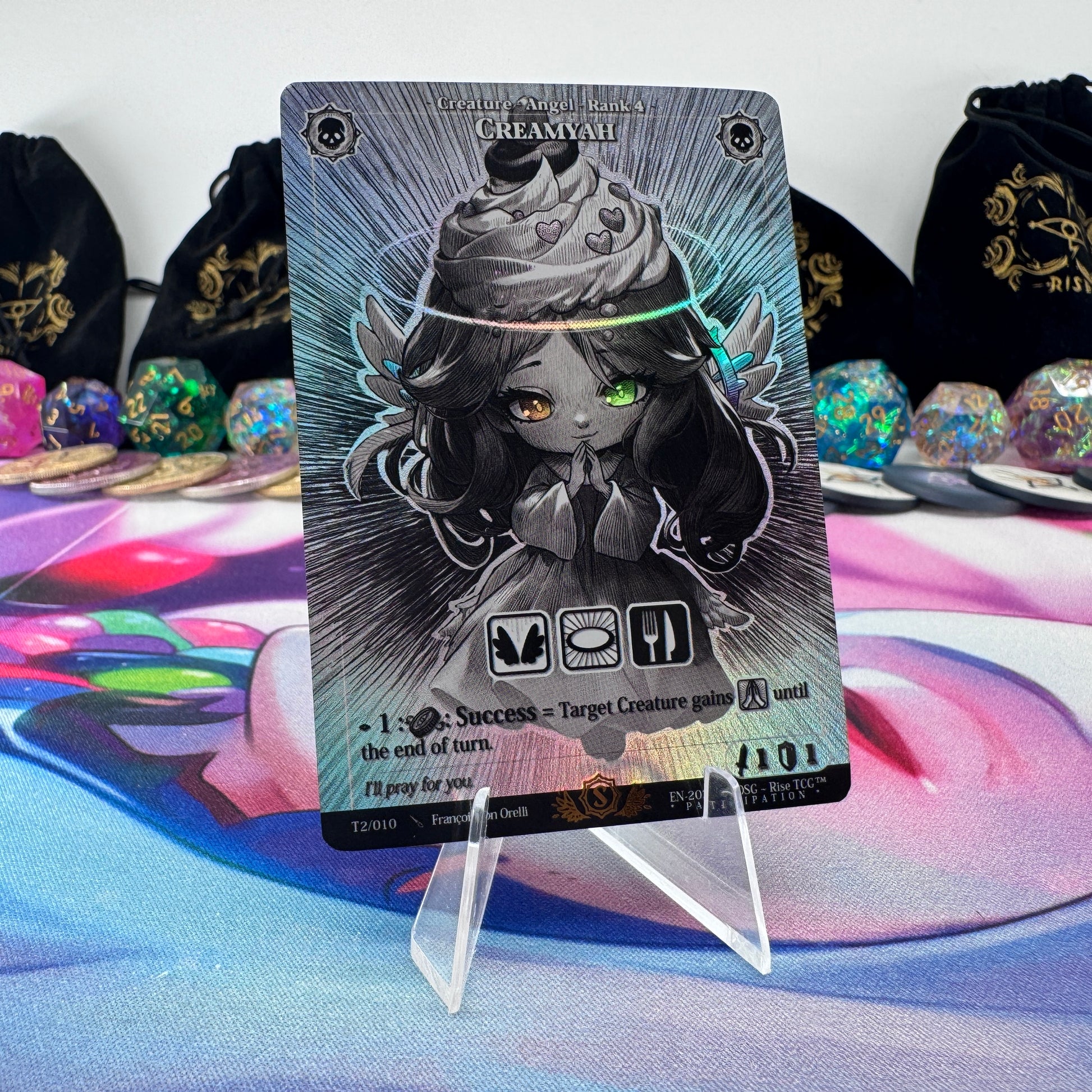 #1717 Creamyah *PARTICIPATION* | T2/010 | Holo | Promo Sealed Pack | Uncommon (EN)