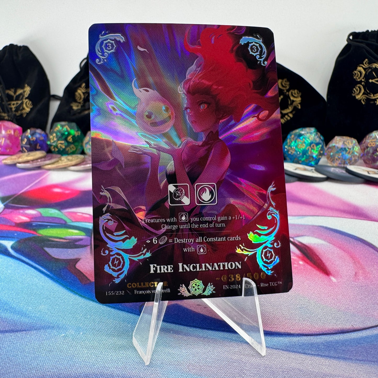 #1765 Fire Inclination | 155/232 | Collector 038/500 | Candypocalypse | Uncommon (EN)