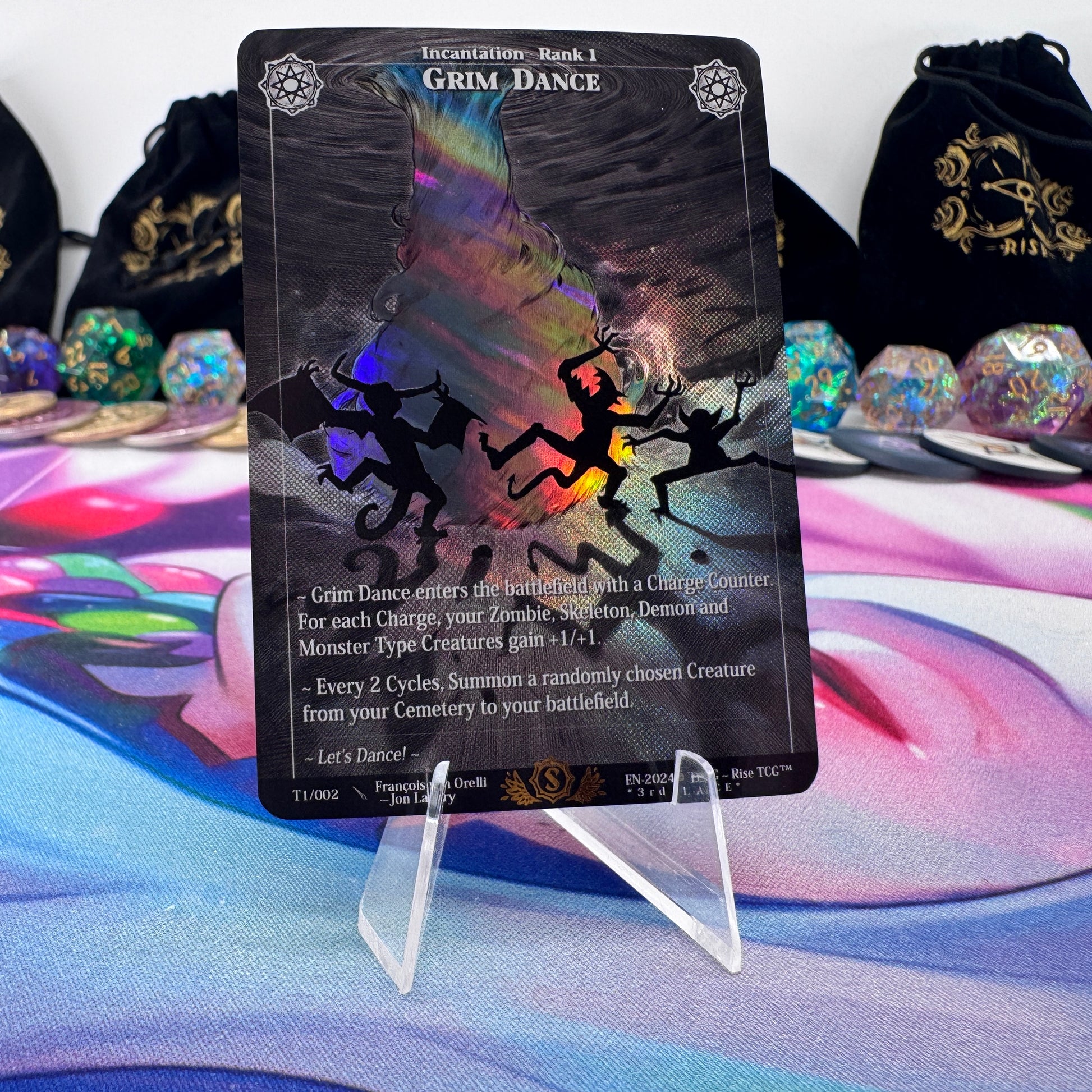 #1790 Grim Dance *3rd PLACE* | T1/002 | Holo | Promo | Uncommon (EN)
