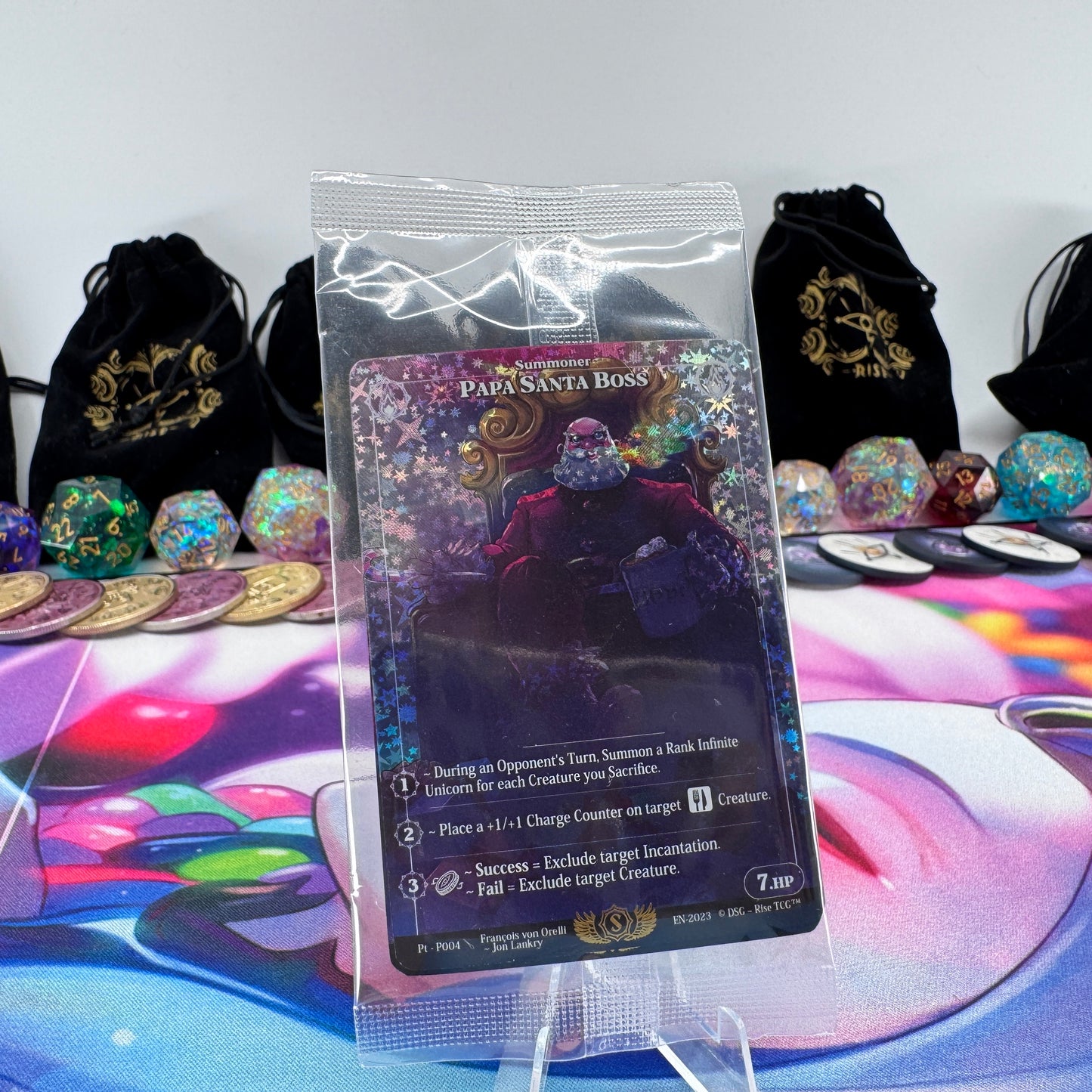 #888 Papa & Mama Santa Boss | Pt - P004 | Star Foil | Prestige 2023 Promo Sealed Pack | Rare (EN)