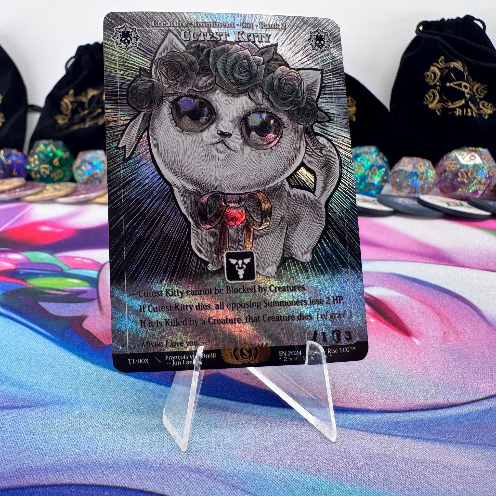 #1792 Cutest Kitty *2nd PLACE* | T1/003 | Holo | Promo | Rare (EN)
