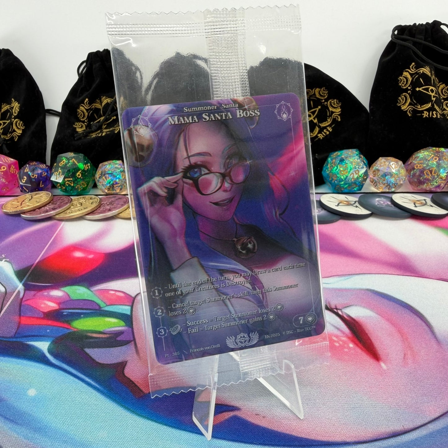 #880 Mama Santa Boss | Pt - 365 | Depth Lenticular | Prestige 2025 Sealed Pack | Rare (EN)