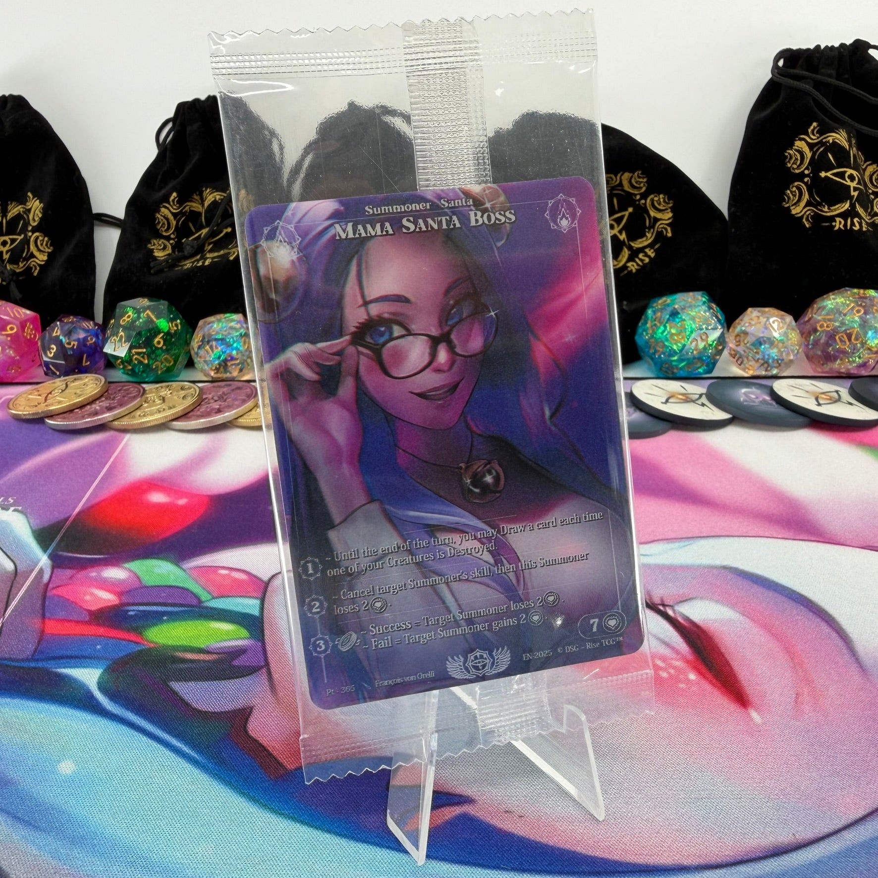 #882 Mama Santa Boss | Pt - 365 | Depth Lenticular | Prestige 2025 Sealed Pack | Rare (EN)