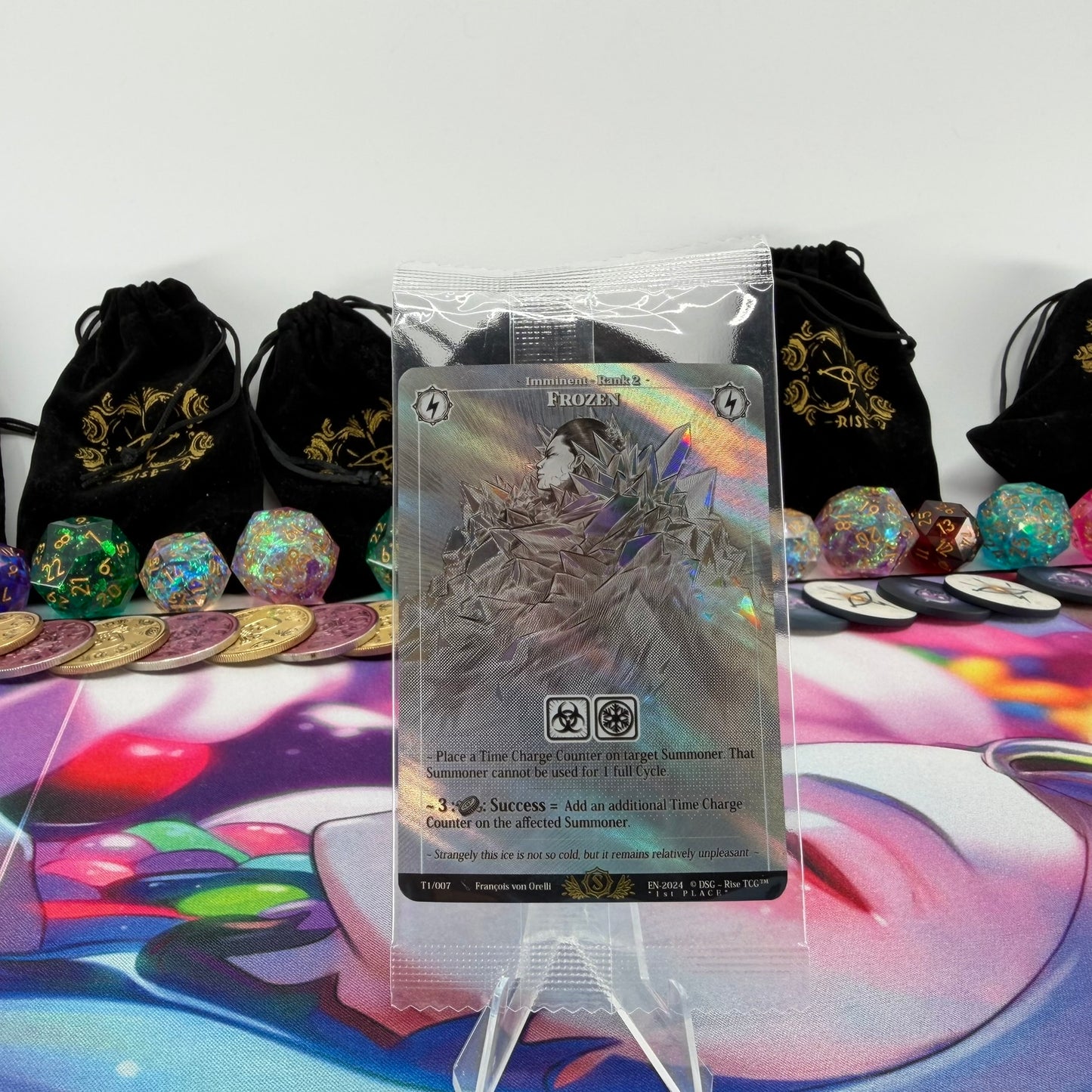 #922 Frozen *1st PLACE* | T1/007 | Holo | Promo Sealed Pack | Uncommon (EN)