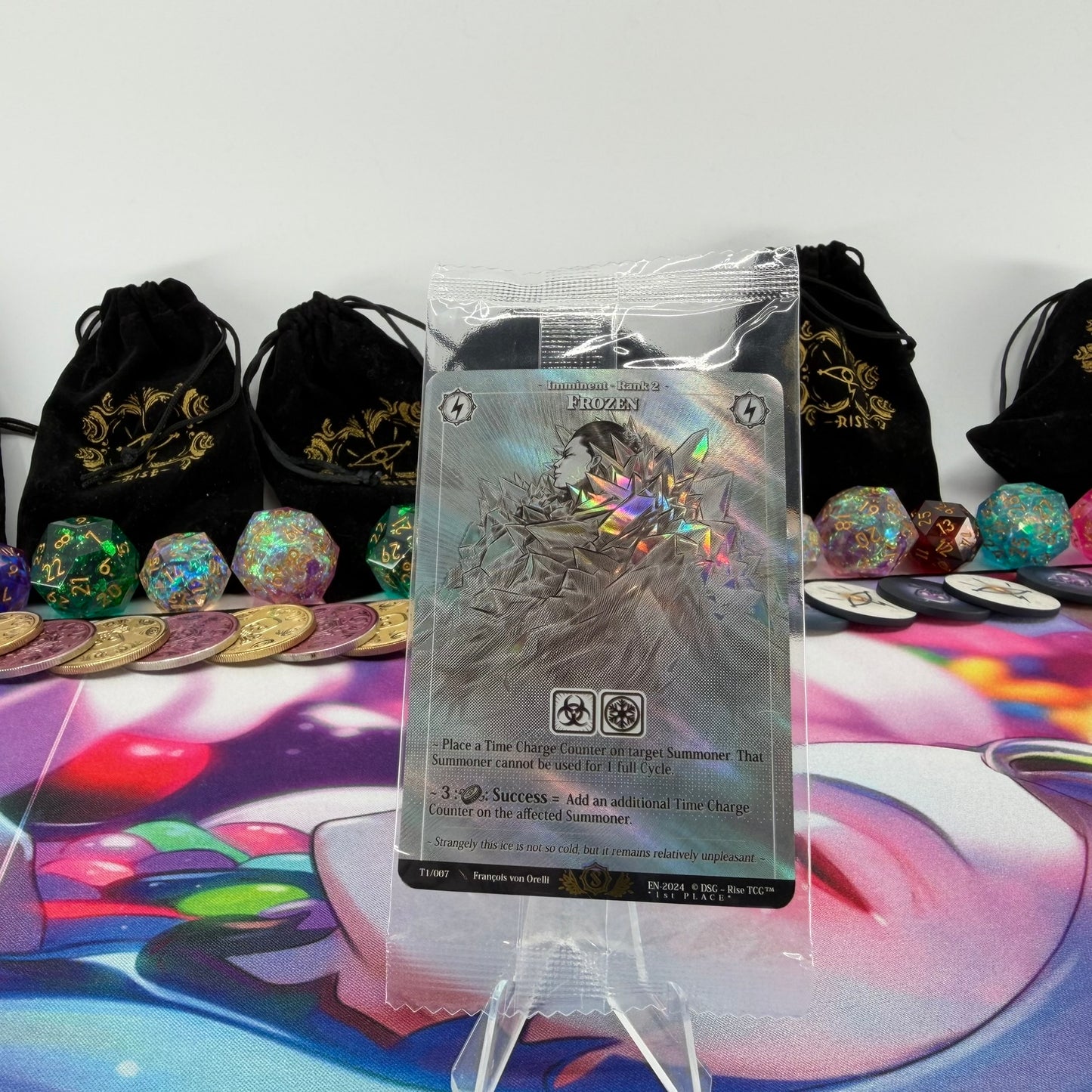 #923 Frozen *1st PLACE* | T1/007 | Holo | Promo Sealed Pack | Uncommon (EN)