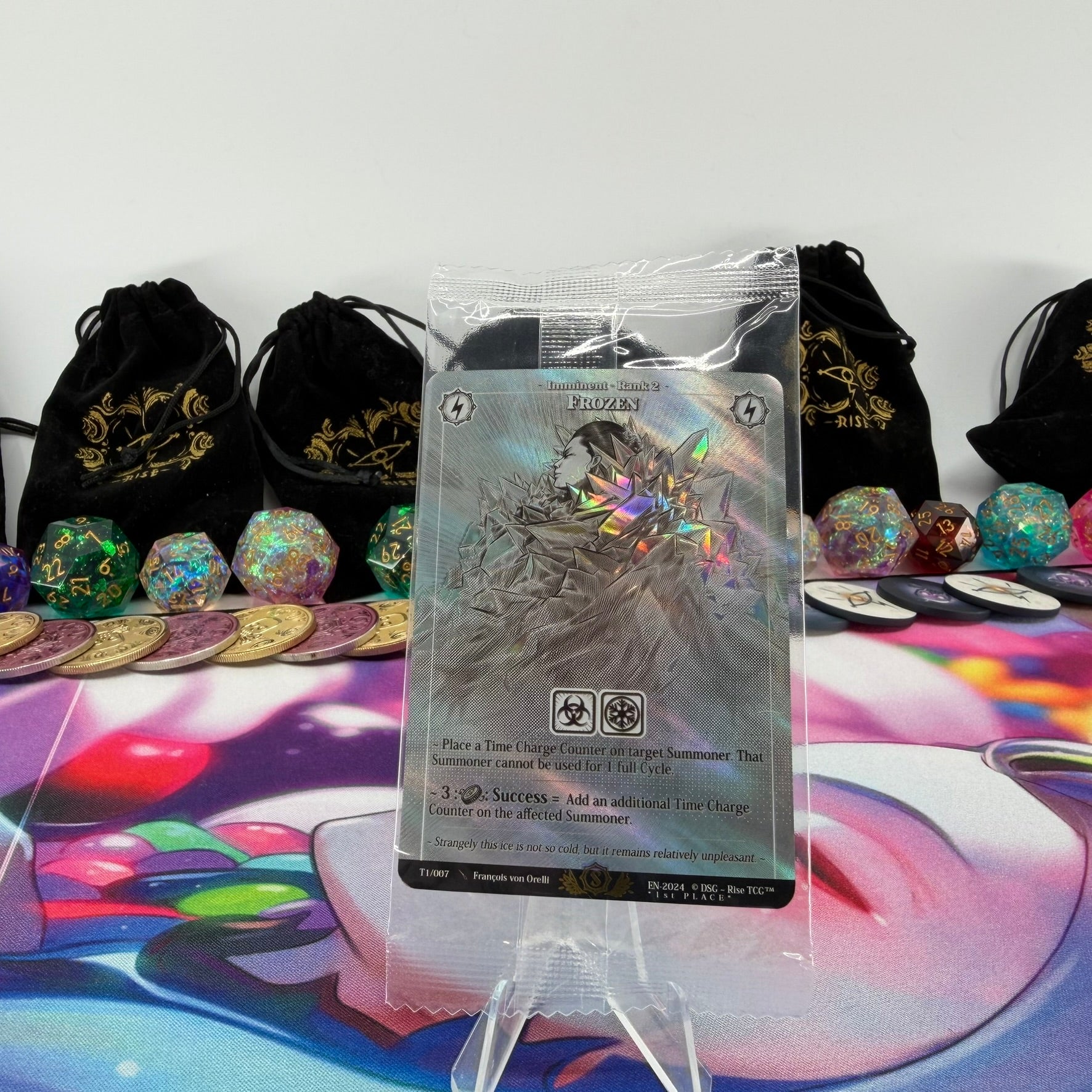 #923 Frozen *1st PLACE* | T1/007 | Holo | Promo Sealed Pack | Uncommon (EN)