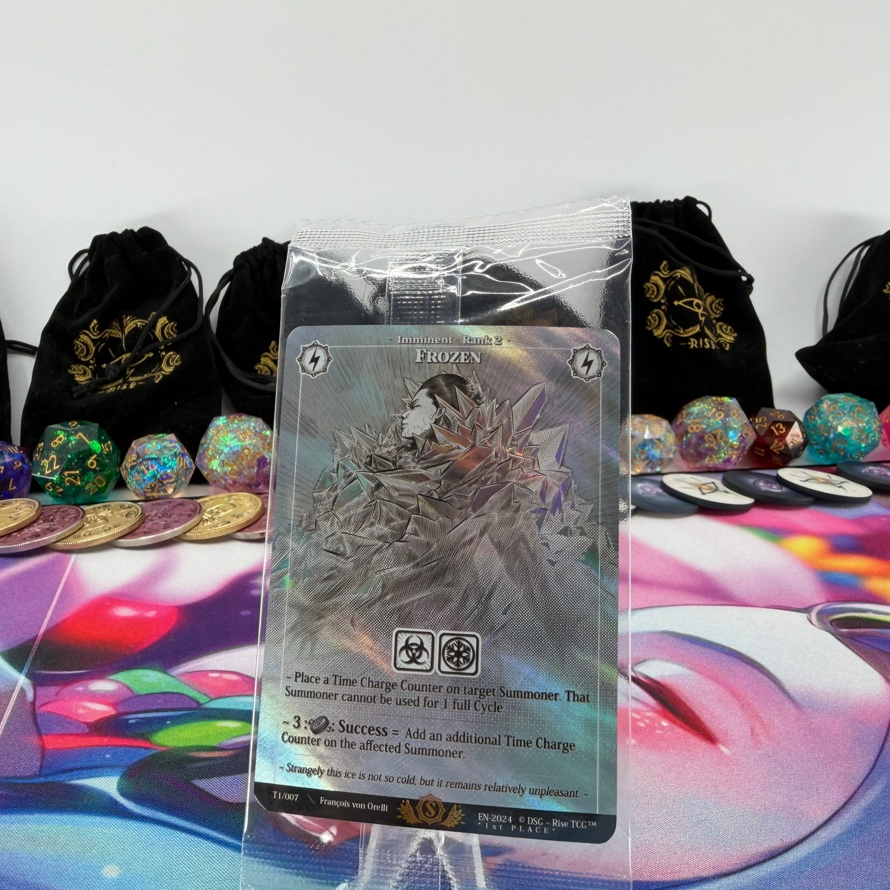 #924 Frozen *1st PLACE* | T1/007 | Holo | Promo Sealed Pack | Uncommon (EN)