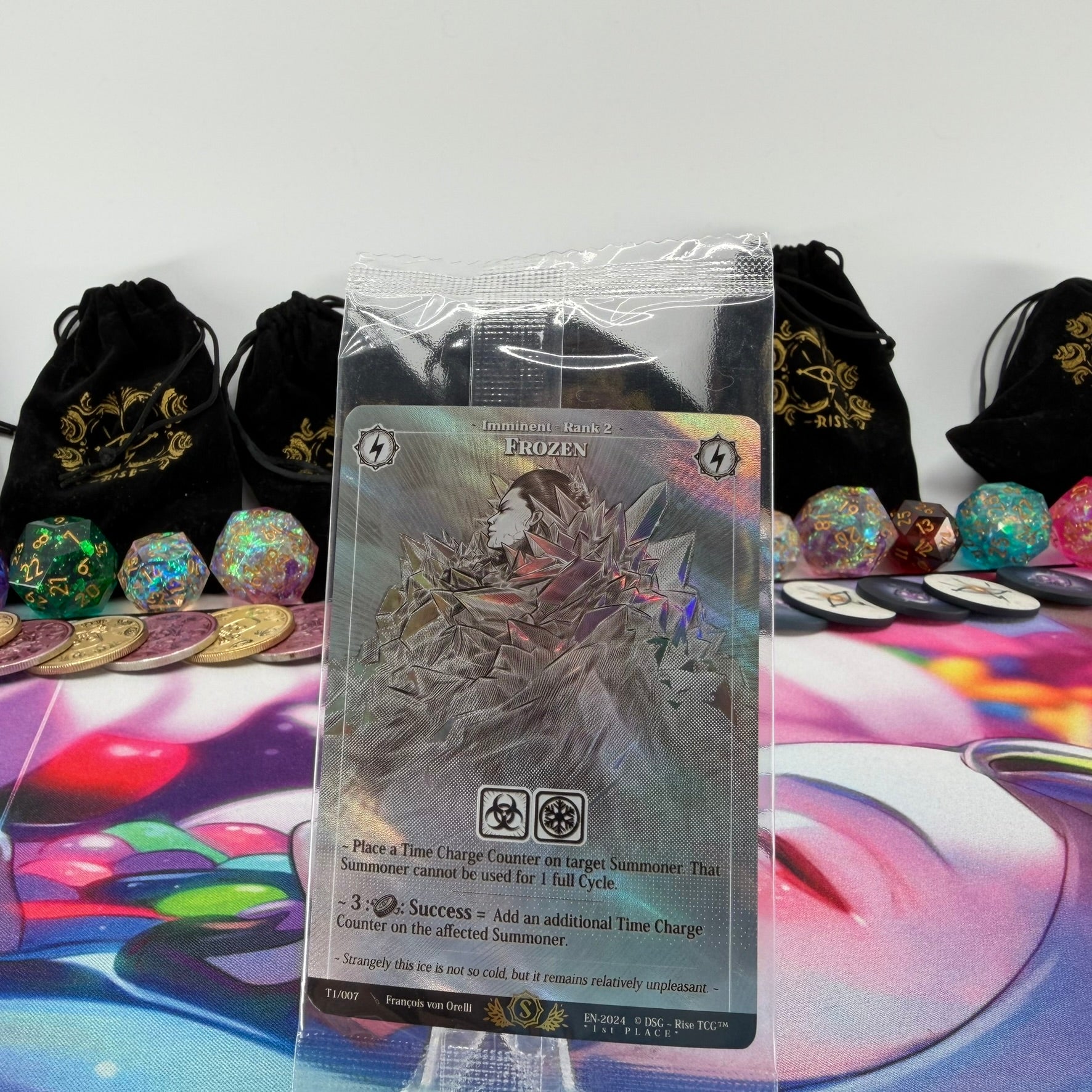 #925 Frozen *1st PLACE* | T1/007 | Holo | Promo Sealed Pack | Uncommon (EN)
