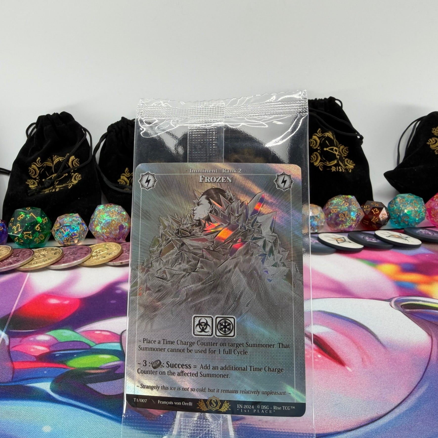 #926 Frozen *1st PLACE* | T1/007 | Holo | Promo Sealed Pack | Uncommon (EN)