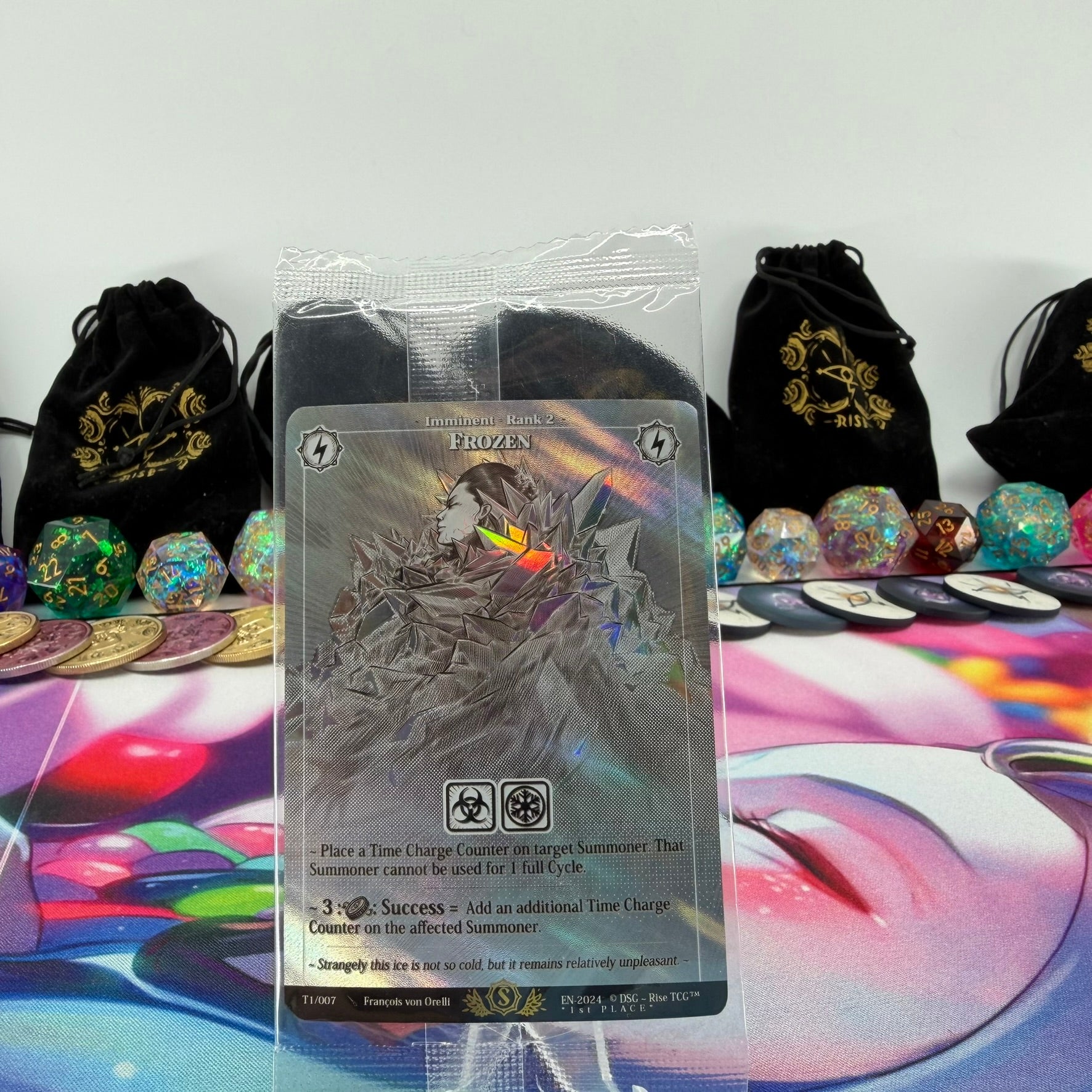 #927 Frozen *1st PLACE* | T1/007 | Holo | Promo Sealed Pack | Uncommon (EN)