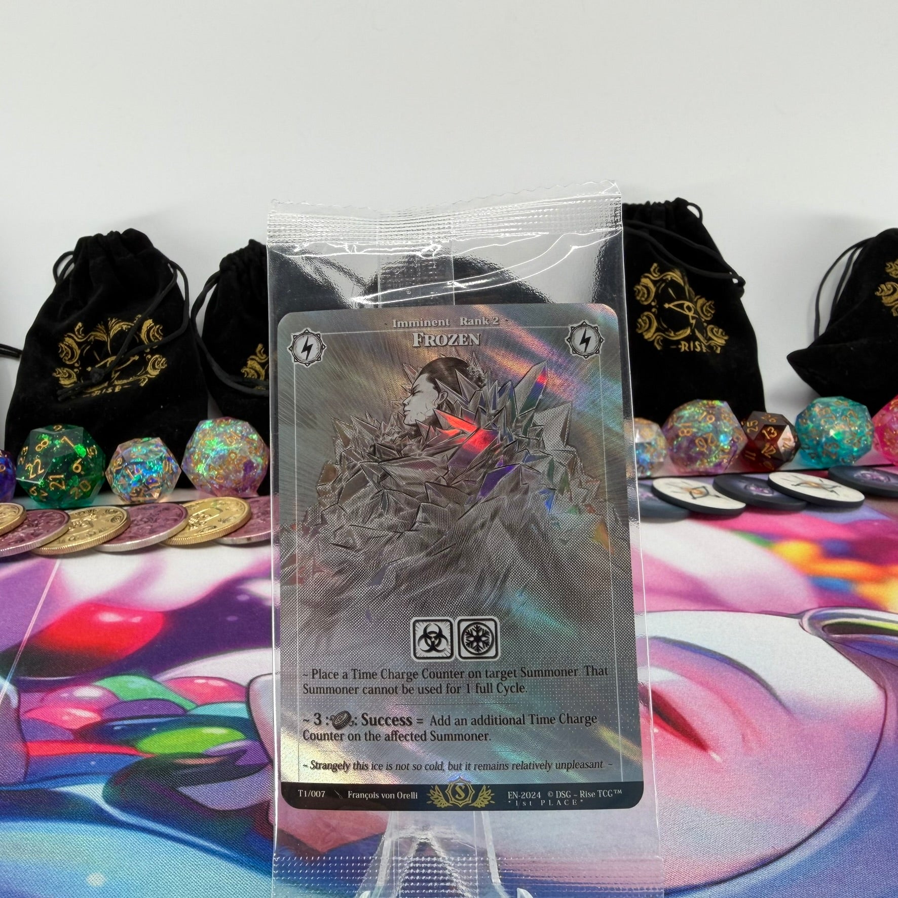 #929 Frozen *1st PLACE* | T1/007 | Holo | Promo Sealed Pack | Uncommon (EN)