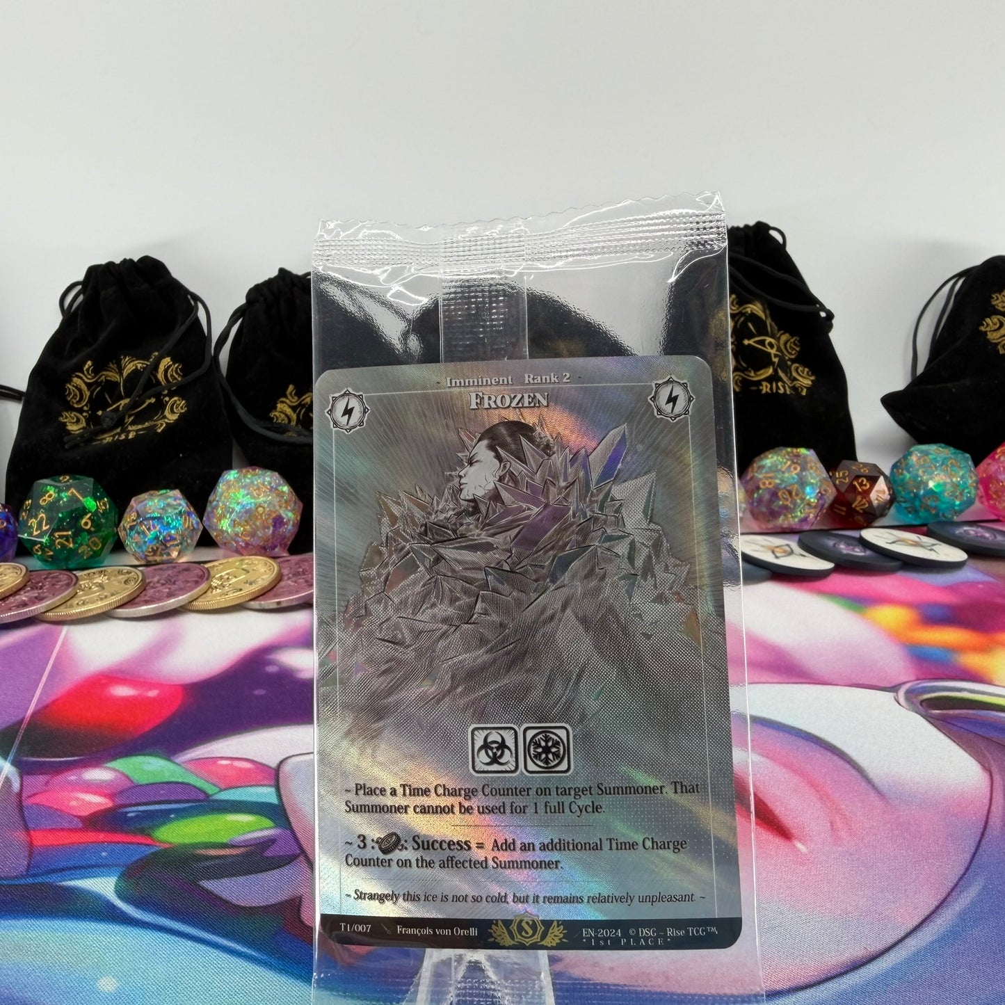 #930 Frozen *1st PLACE* | T1/007 | Holo | Promo Sealed Pack | Uncommon (EN)