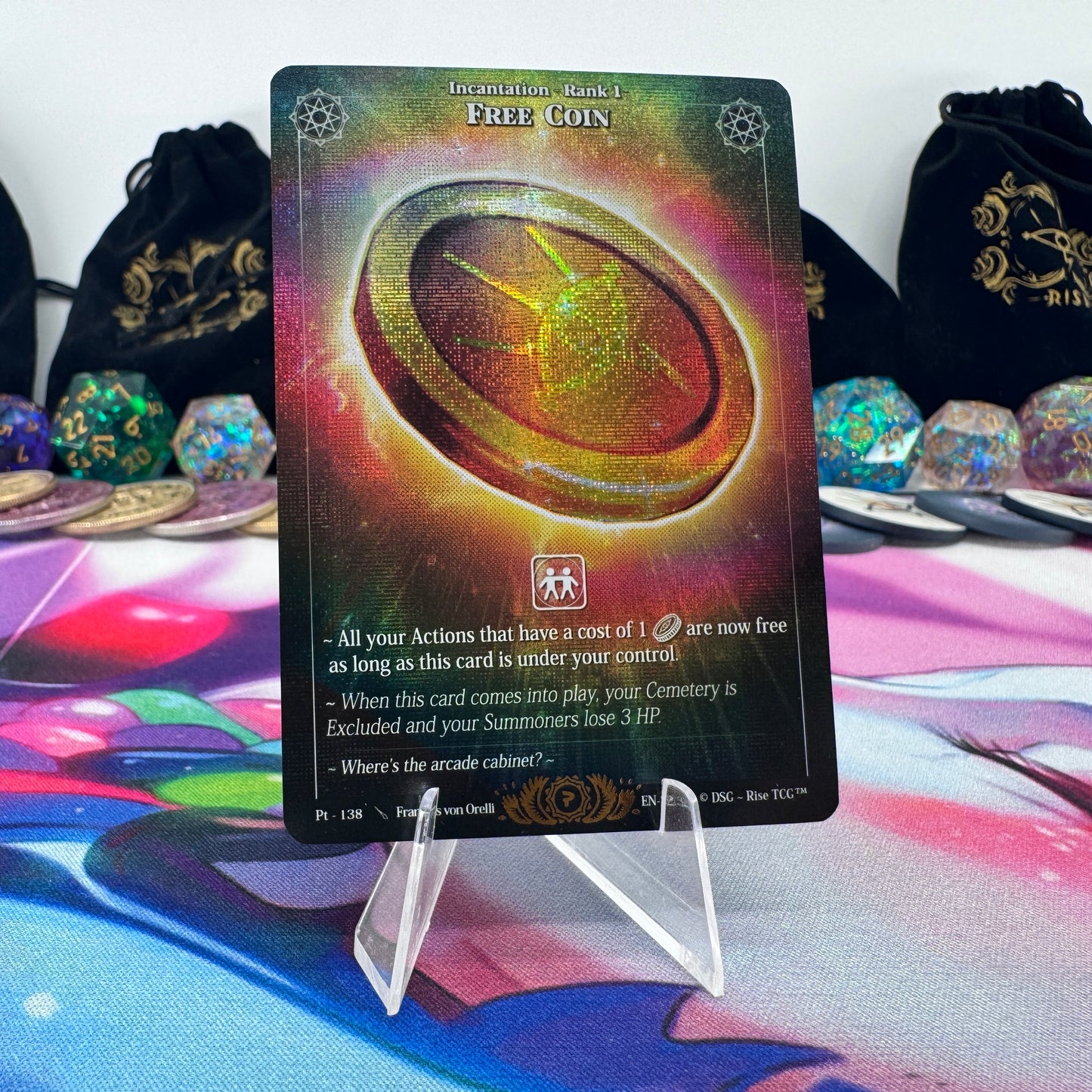 #1382 Free Coin | Pt - 138 | Holo | Prestige 2023 | Legendary (EN)
