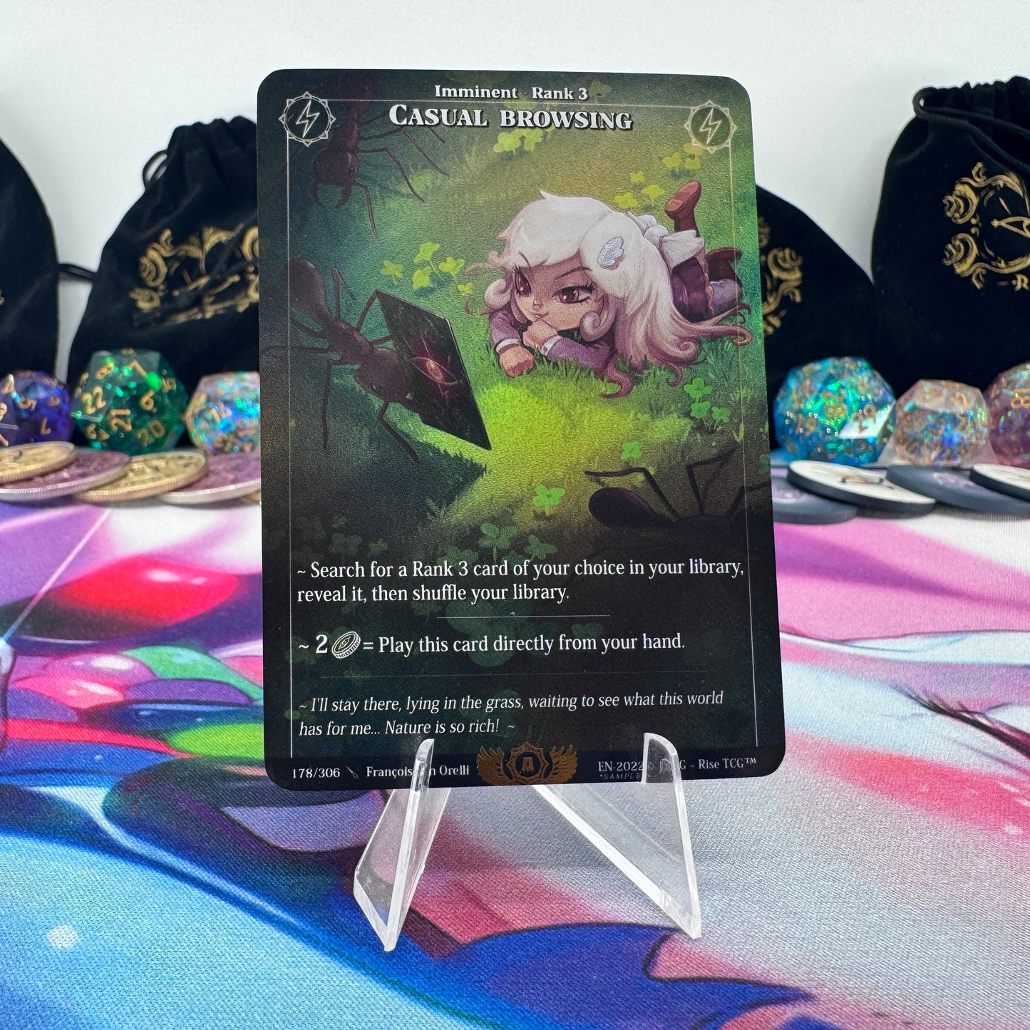 #1383 Casual Browsing | 178/306 | Holo | Sample-C | Rare (EN)