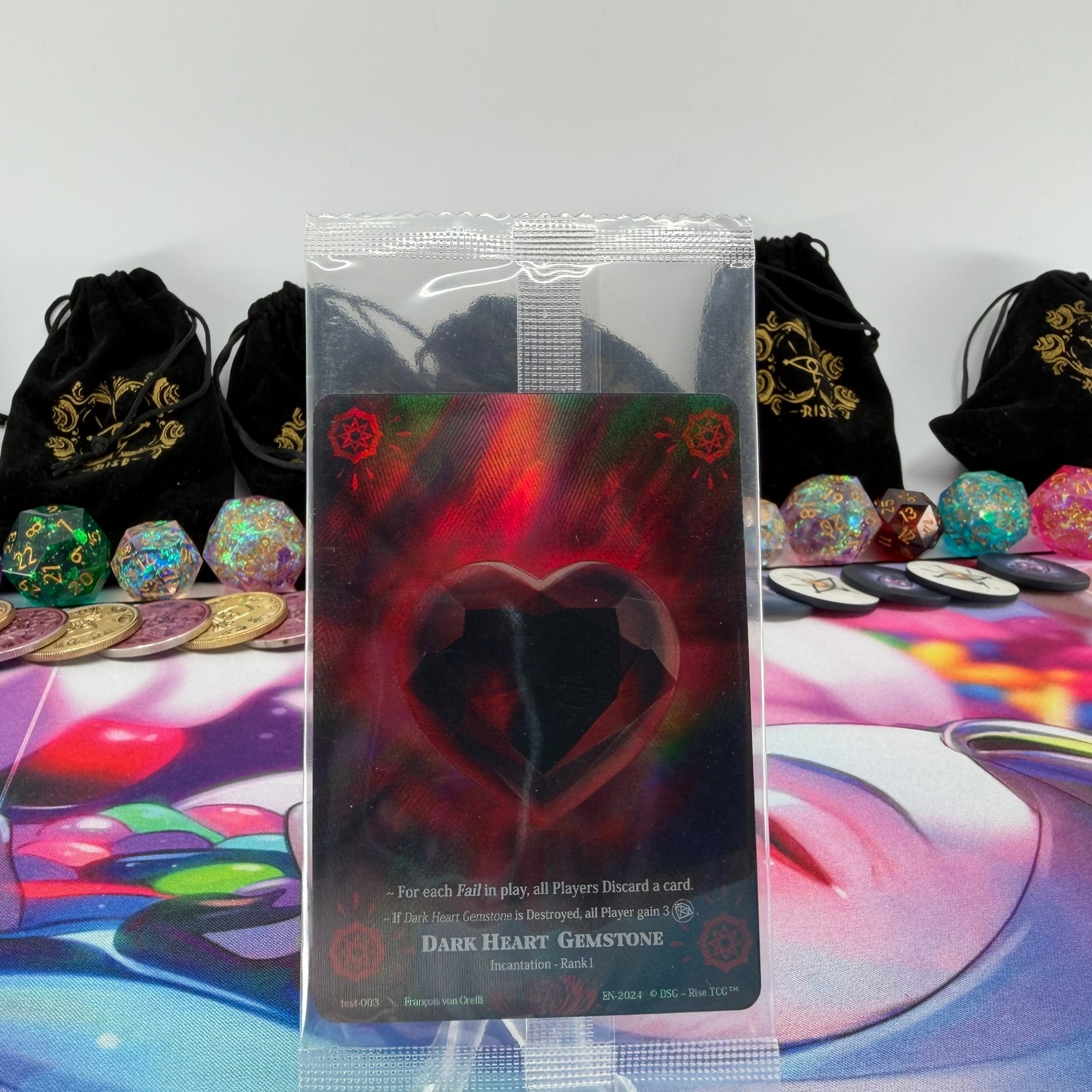 #954 Lucky Gemstone | test-001 | Chase Depth Lenticular | Test Print Sealed Pack | Legendary (EN)