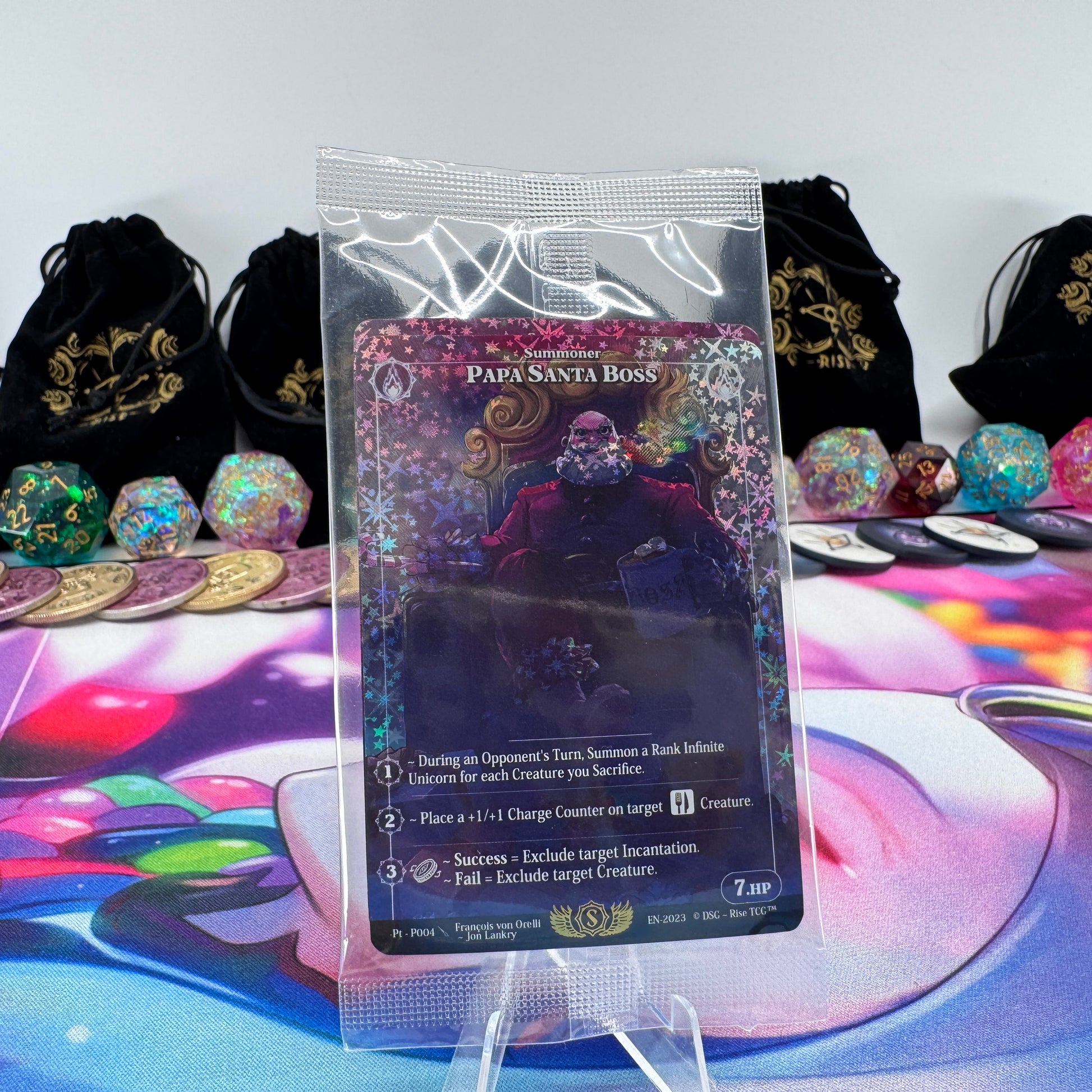 #890 Papa & Mama Santa Boss | Pt - P004 | Star Foil | Prestige 2023 Promo Sealed Pack | Rare (EN)