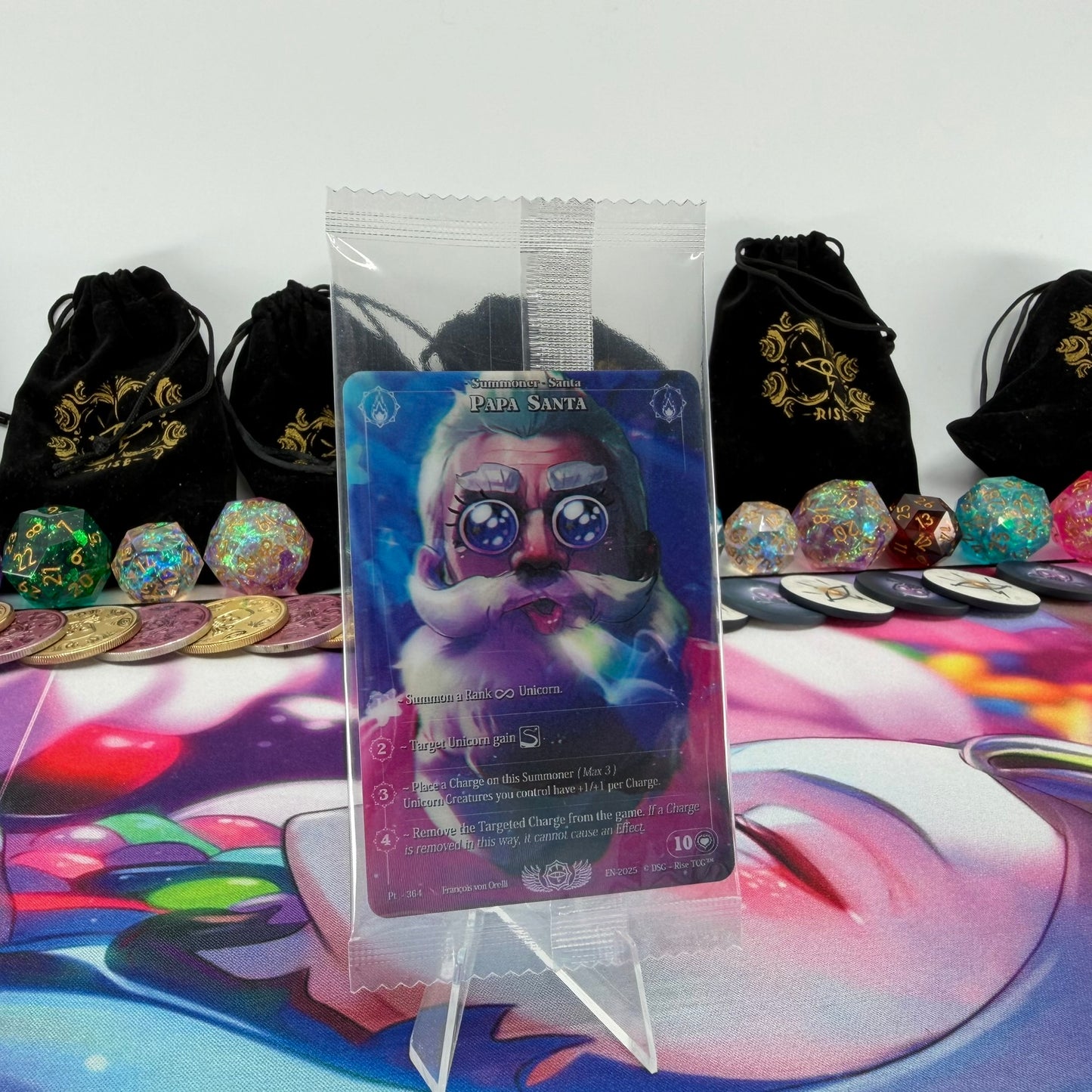#1041 Papa Santa | Pt - 364 | Depth Lenticular | Prestige 2025 Sealed Pack | Rare (EN)