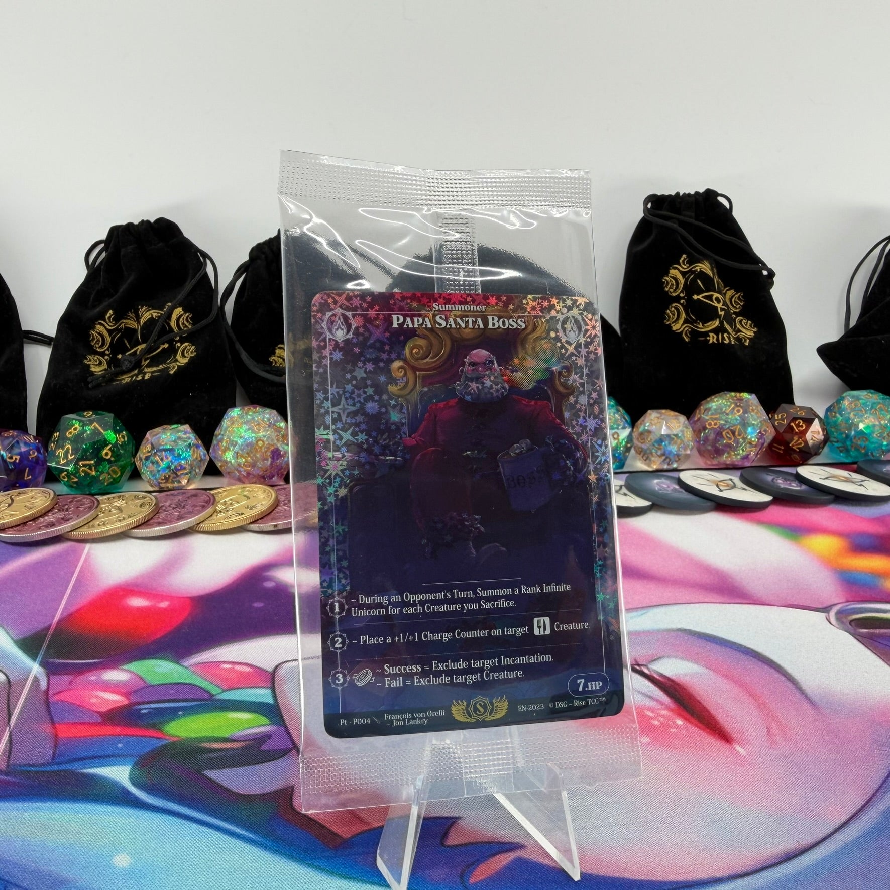 #1045 Papa & Mama Santa Boss | Pt - P004 | Star Foil | Prestige 2023 Promo Sealed Pack | Rare (EN)