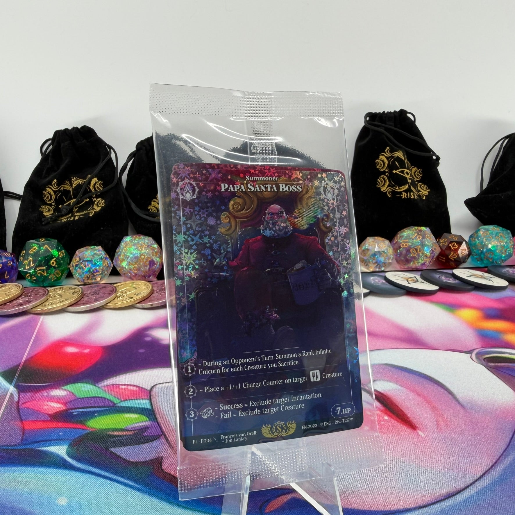 #1055 Papa & Mama Santa Boss | Pt - P004 | Star Foil | Prestige 2023 Promo Sealed Pack | Rare (EN)