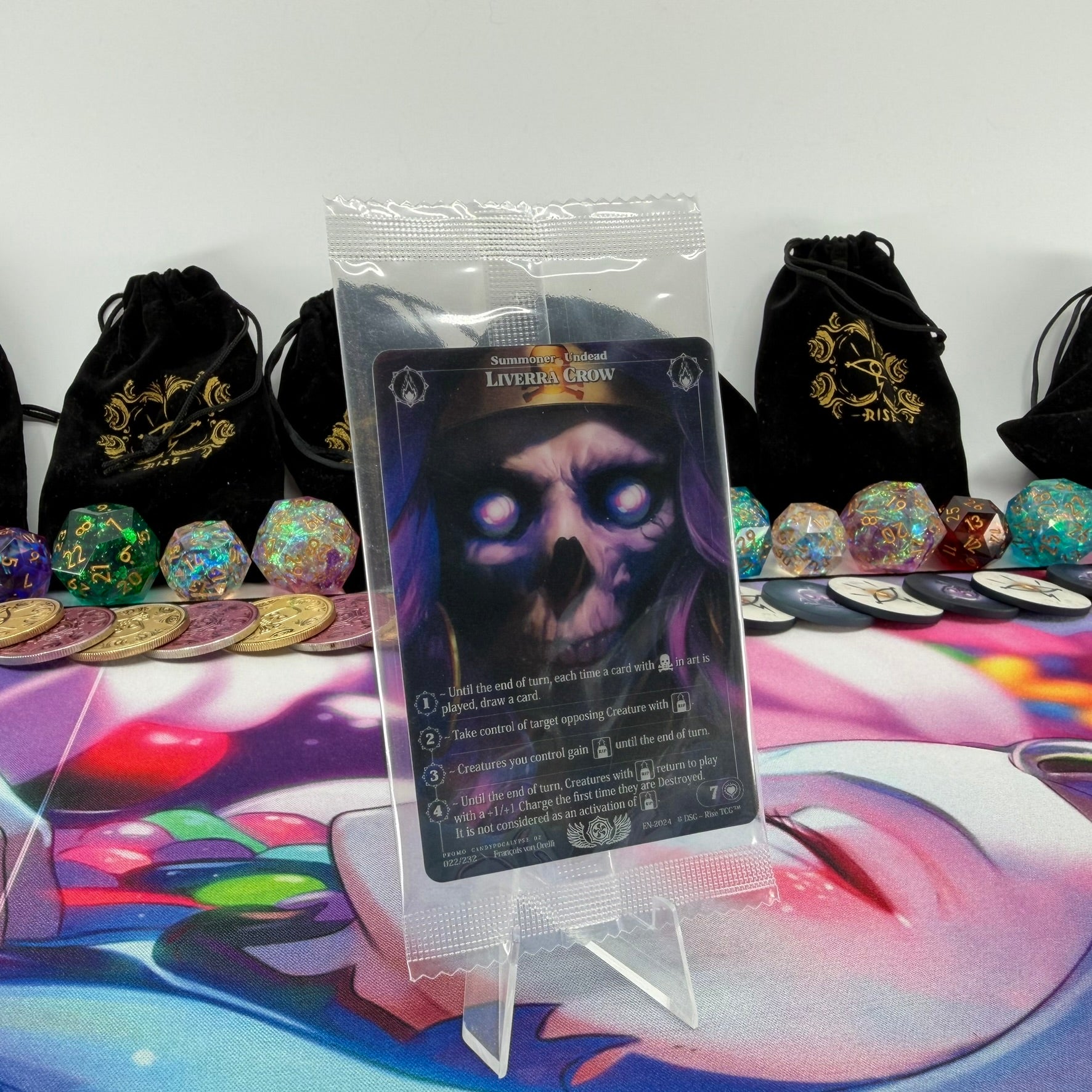#1060 Liverra Crow | 022/232 | Depth Lenticular | Candypocalypse Promo Sealed Pack | Rare (EN)