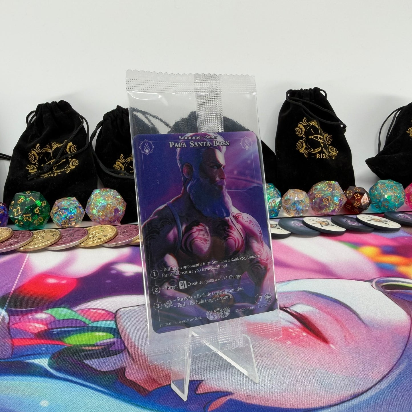 #1067 Papa Santa Boss | Pt - 366 | Depth Lenticular | Prestige 2025 Sealed Pack | Rare (EN)