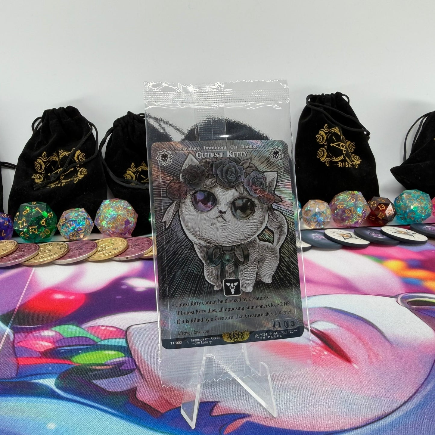 #1070 Cutest Kitty *2nd PLACE* | T1/003 | Holo | Promo Sealed Pack | Rare (EN)
