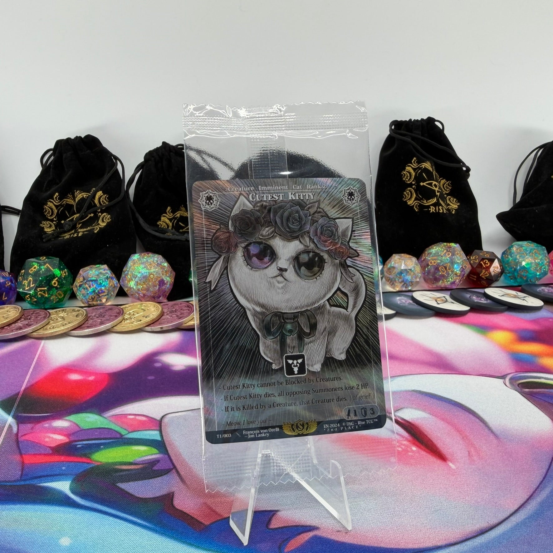 #1070 Cutest Kitty *2nd PLACE* | T1/003 | Holo | Promo Sealed Pack | Rare (EN)