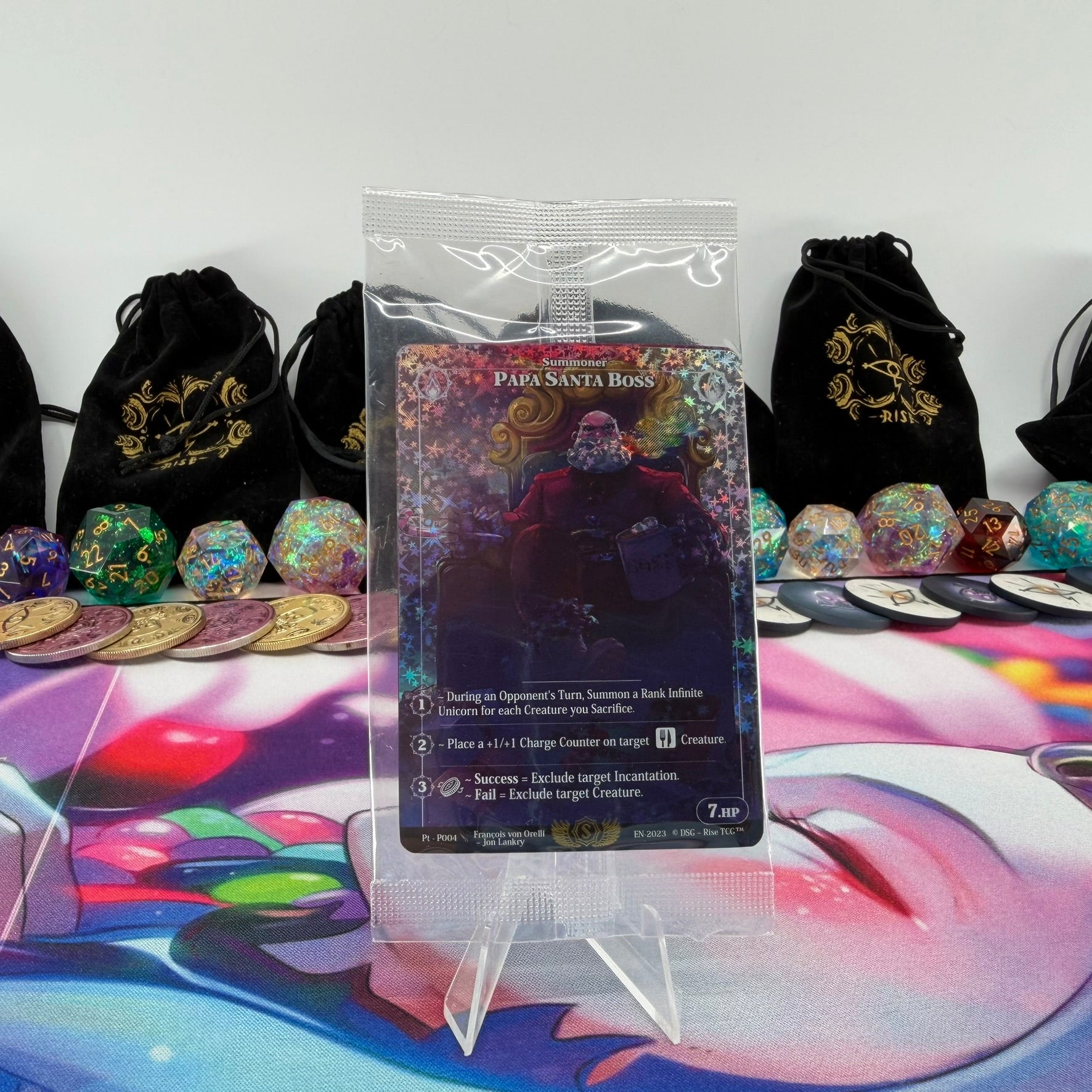 #1074 Papa & Mama Santa Boss | Pt - P004 | Star Foil | Prestige 2023 Promo Sealed Pack | Rare (EN)