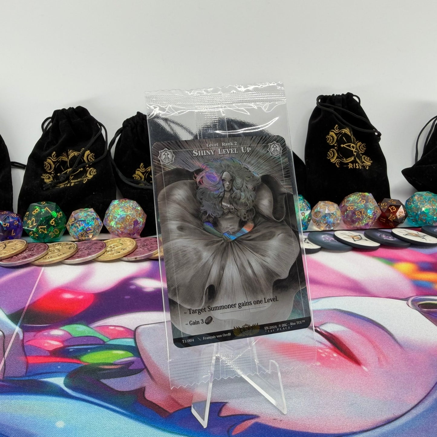 #1076 Shiny Level Up *1st PLACE* | T1/004 | Holo | Promo Sealed Pack | Rare (EN)