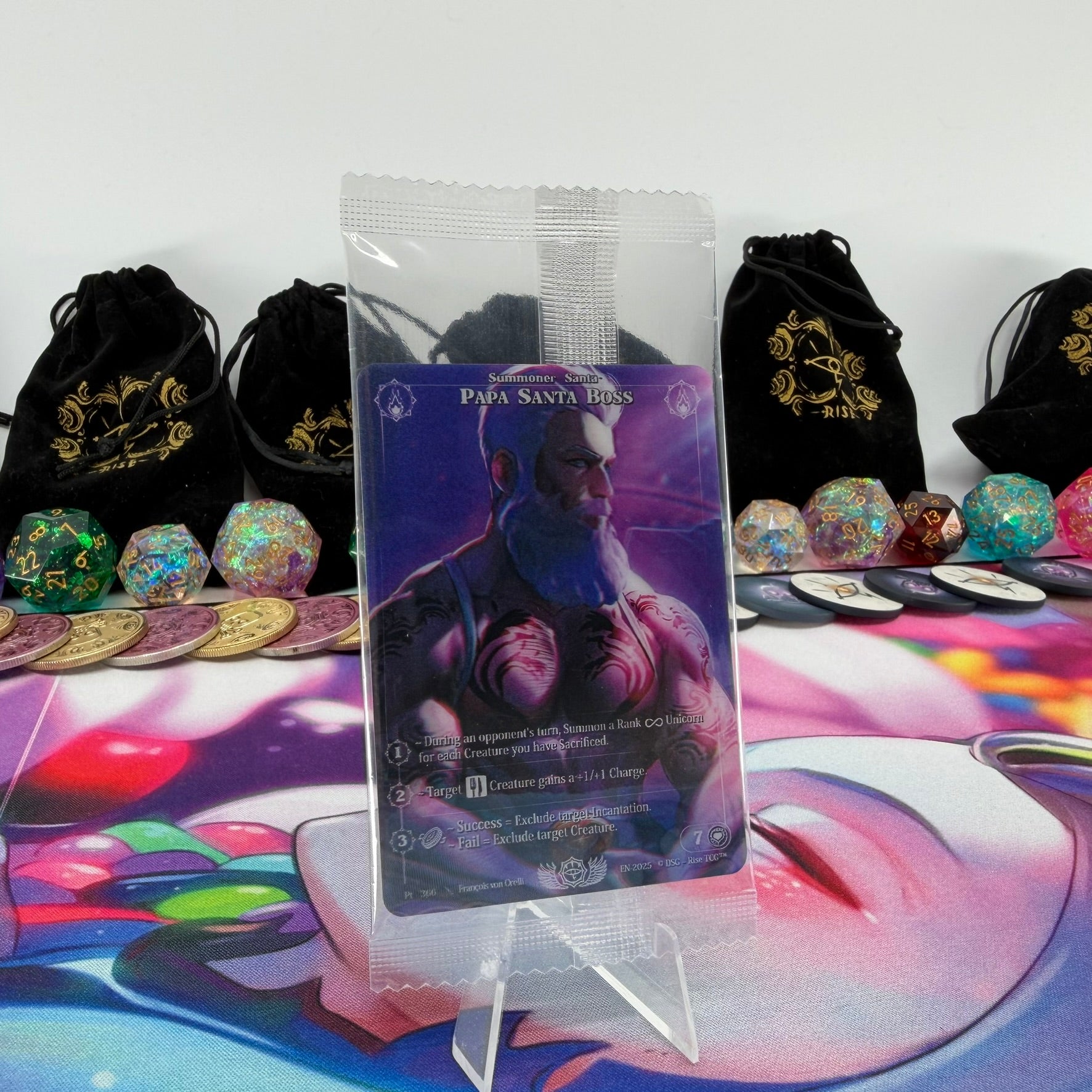 #1082 Papa Santa Boss | Pt - 366 | Depth Lenticular | Prestige 2025 Sealed Pack | Rare (EN)