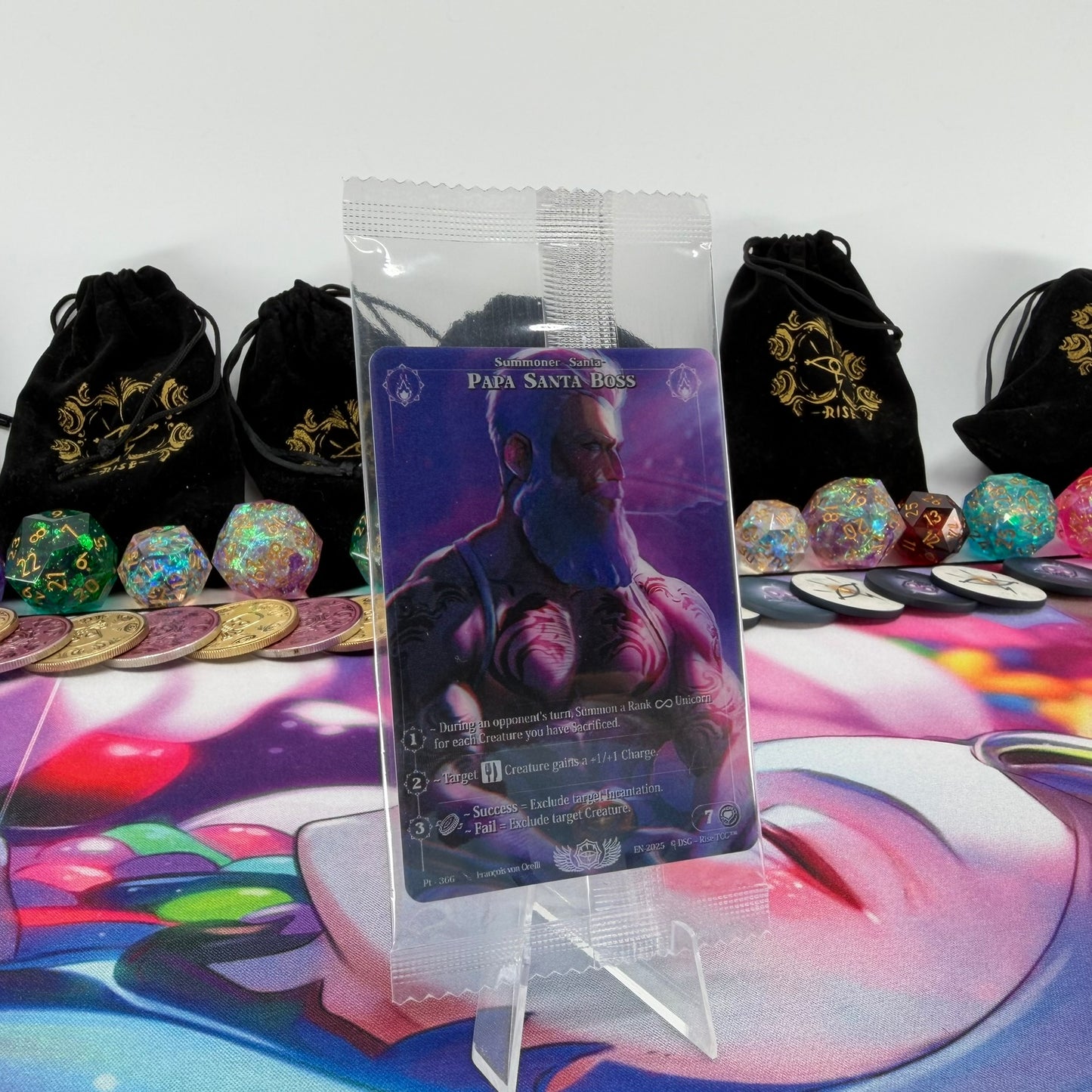 #1088 Papa Santa Boss | Pt - 366 | Depth Lenticular | Prestige 2025 Sealed Pack | Rare (EN)