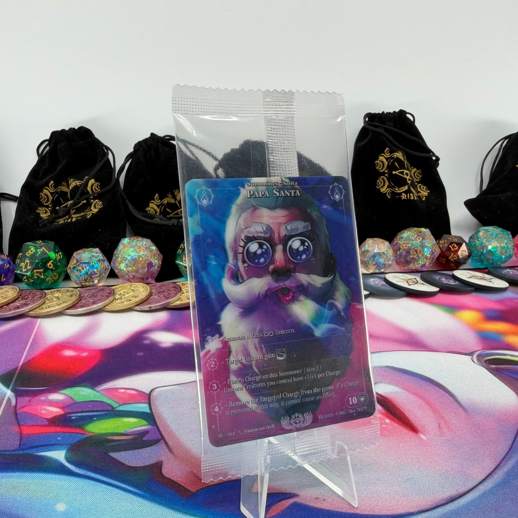#1089 Papa Santa | Pt - 364 | Depth Lenticular | Prestige 2025 Sealed Pack | Rare (EN)