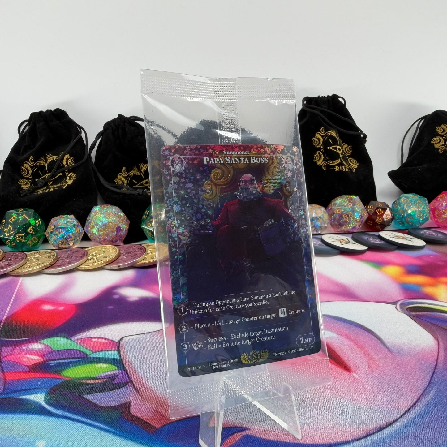 #1092 Papa & Mama Santa Boss | Pt - P004 | Star Foil | Prestige 2023 Promo Sealed Pack | Rare (EN)