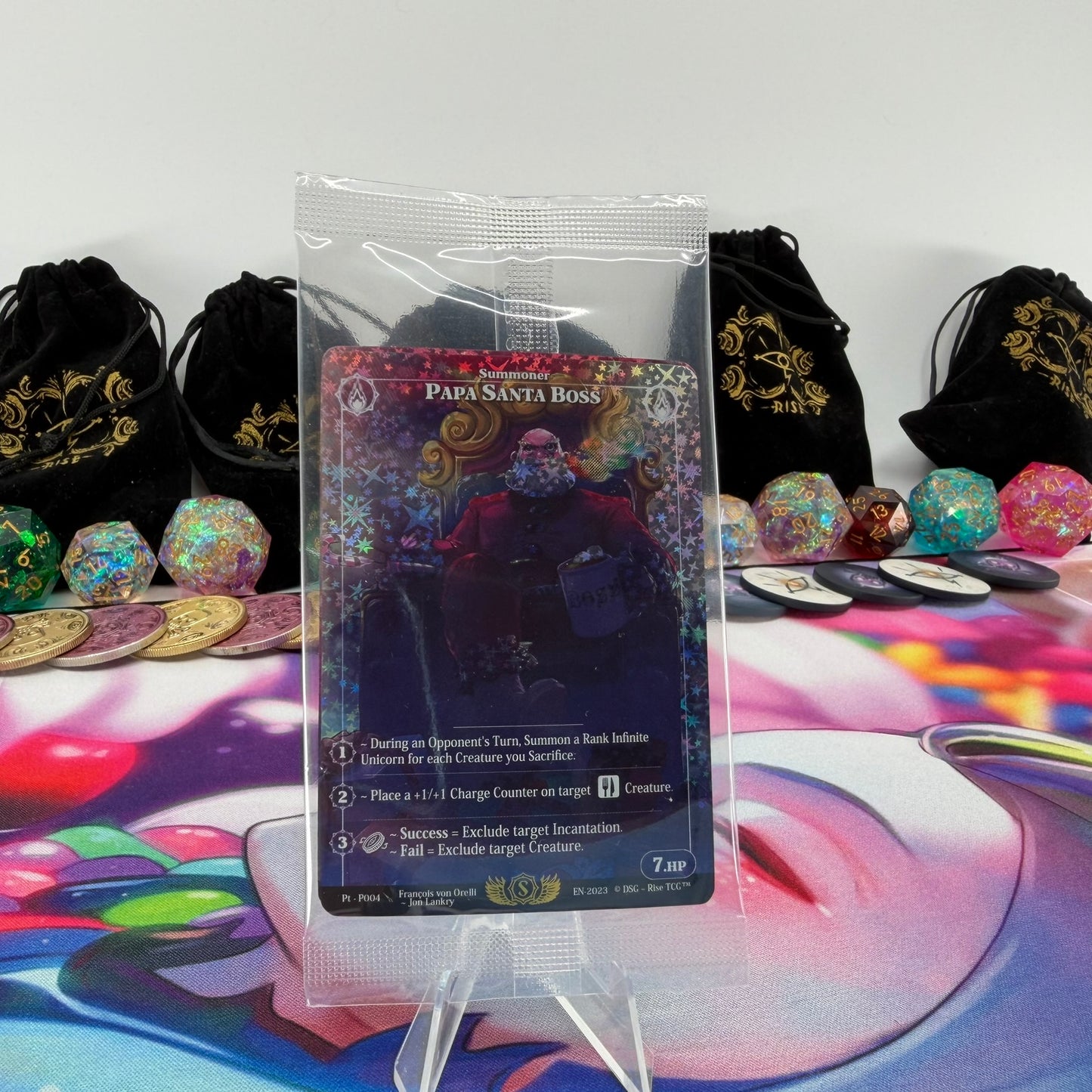 #1096 Papa & Mama Santa Boss | Pt - P004 | Star Foil | Prestige 2023 Promo Sealed Pack | Rare (EN)