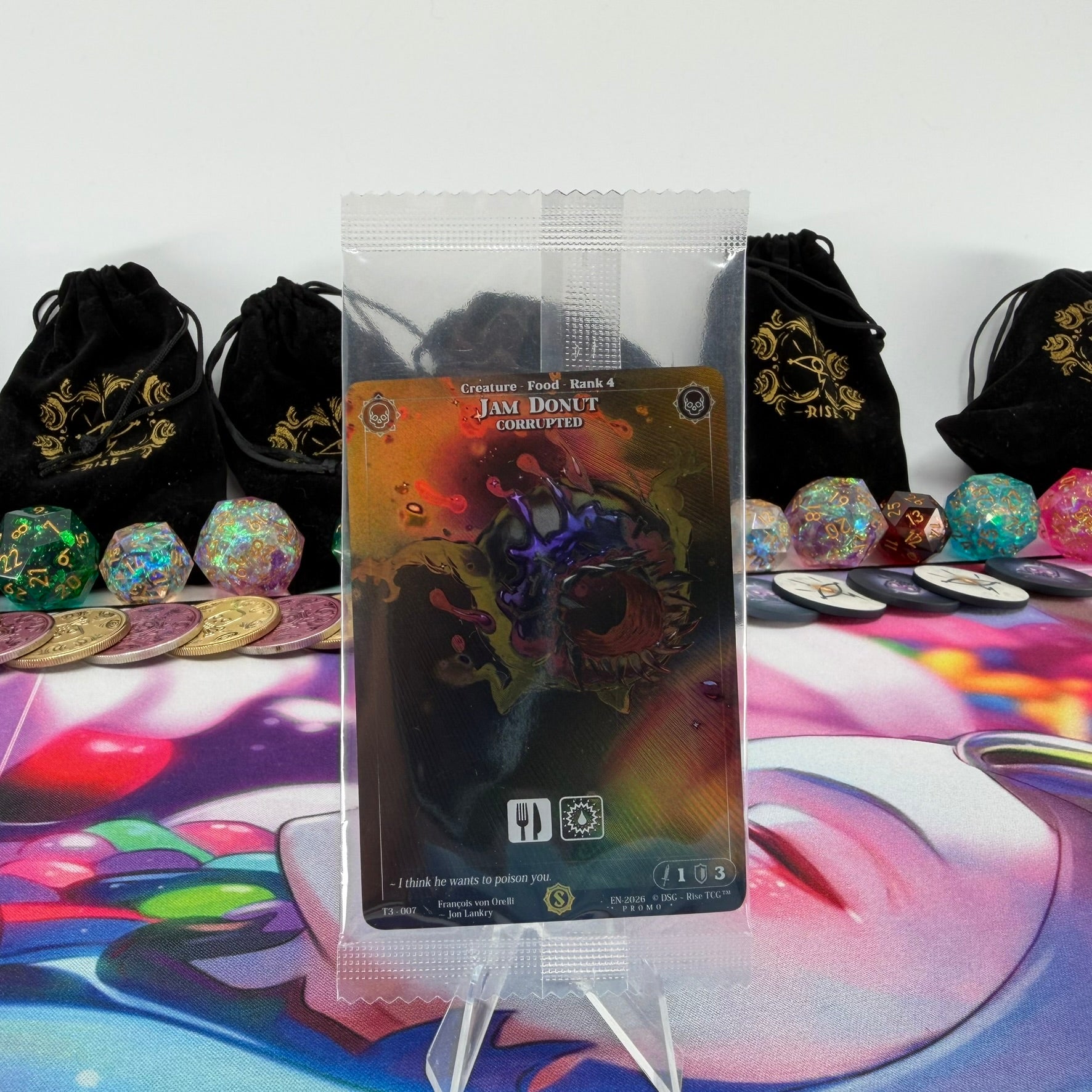 #1097 Jam Donut | T3 / 007 | Holo | Promo Sealed Pack | Common (EN)