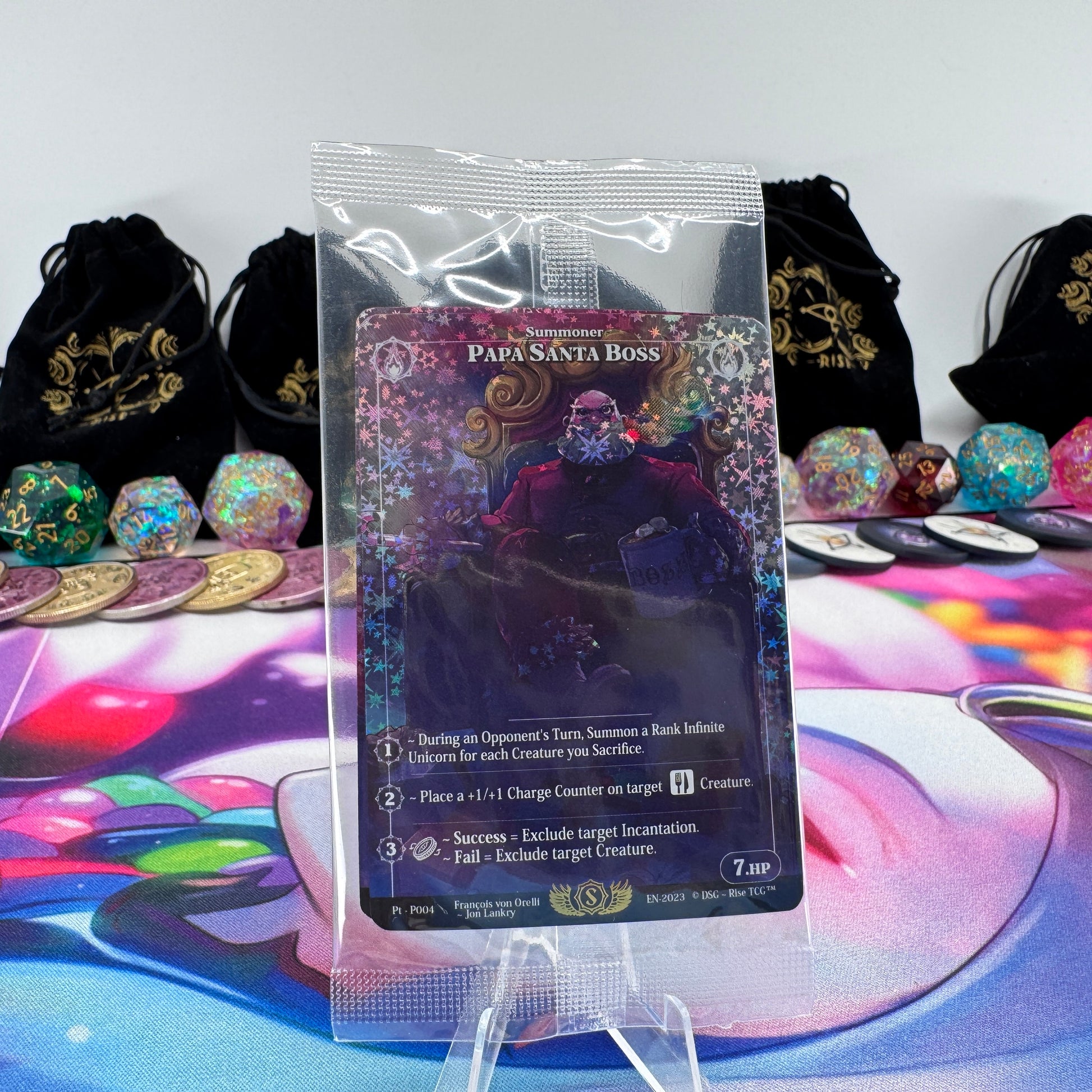 #891 Papa & Mama Santa Boss | Pt - P004 | Star Foil | Prestige 2023 Promo Sealed Pack | Rare (EN)