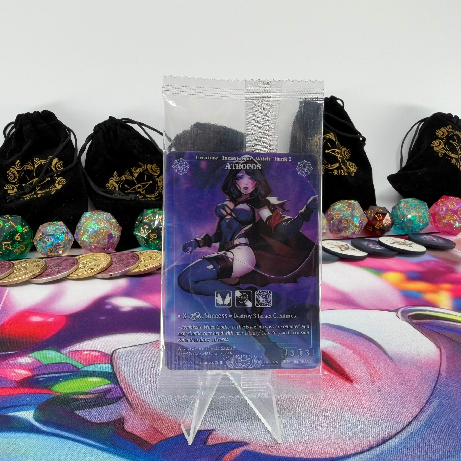 #1121 Atropos | Pt - 377 | Depth Lenticular | Prestige 2025 Sealed Pack | Legendary (EN)