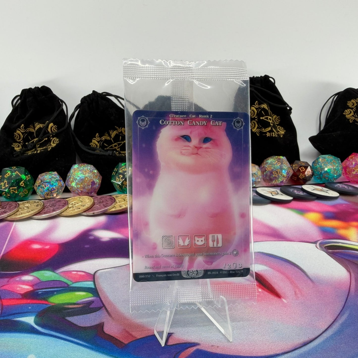 #1123 Cotton Candy Cat | 066/232 | Depth Lenticular | Candypocalypse Sealed Pack | Rare (EN)
