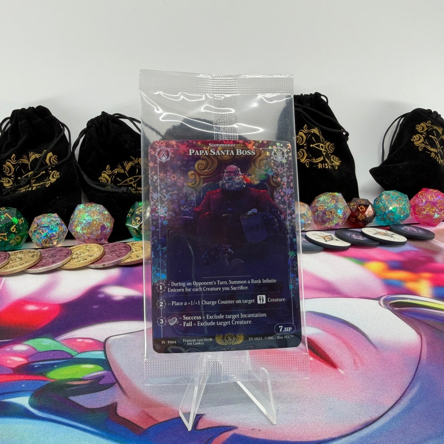 #1125 Papa & Mama Santa Boss | Pt - P004 | Star Foil | Prestige 2023 Promo Sealed Pack | Rare (EN)