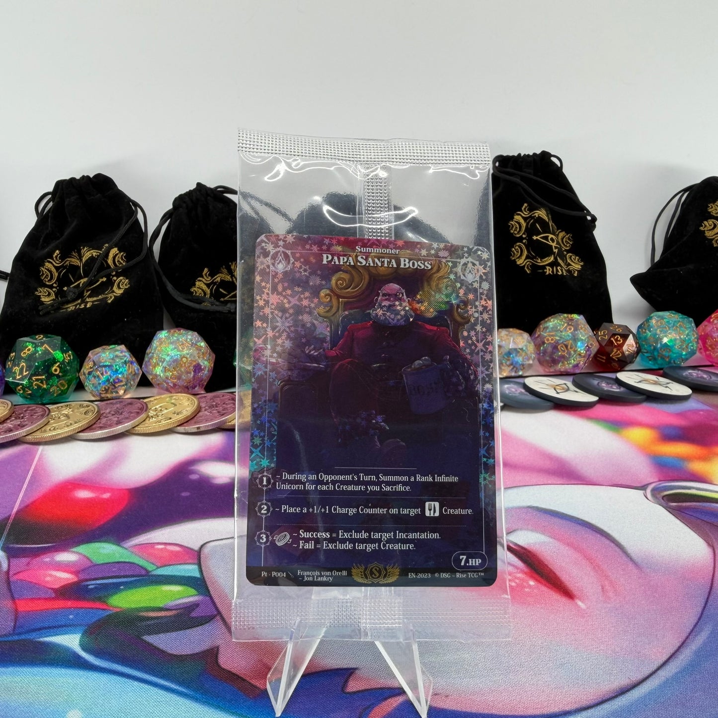 #1130 Papa & Mama Santa Boss | Pt - P004 | Star Foil | Prestige 2023 Promo Sealed Pack | Rare (EN)