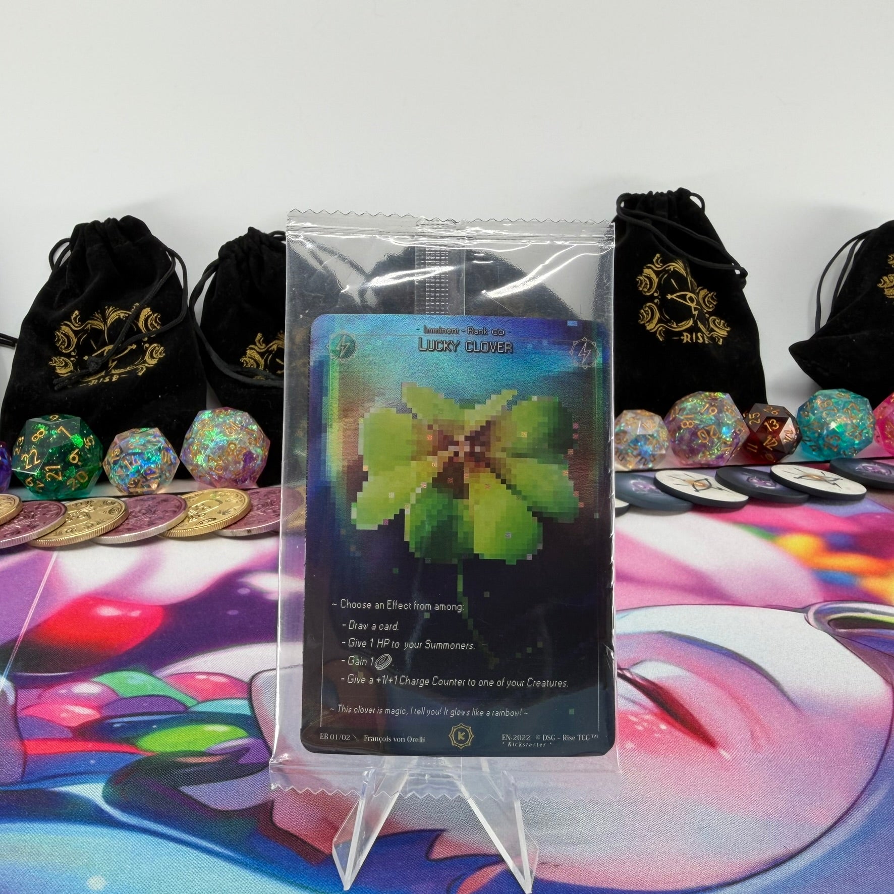 #1132 Lucky Clover | EB01/02 | Holo | Kickstarter Early Bird Promo Pack | Common (EN)