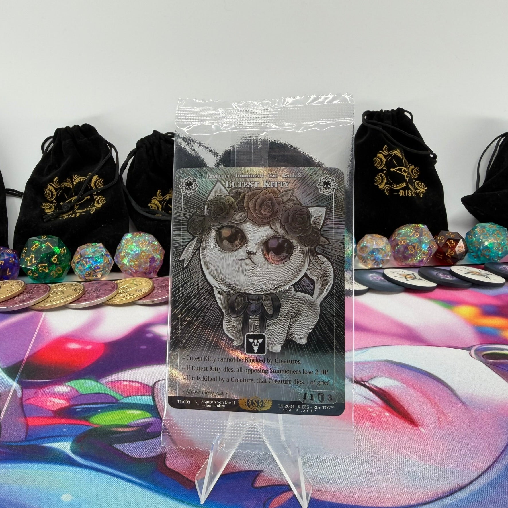 #1135 Cutest Kitty *2nd PLACE* | T1/003 | Holo | Promo Sealed Pack | Rare (EN)