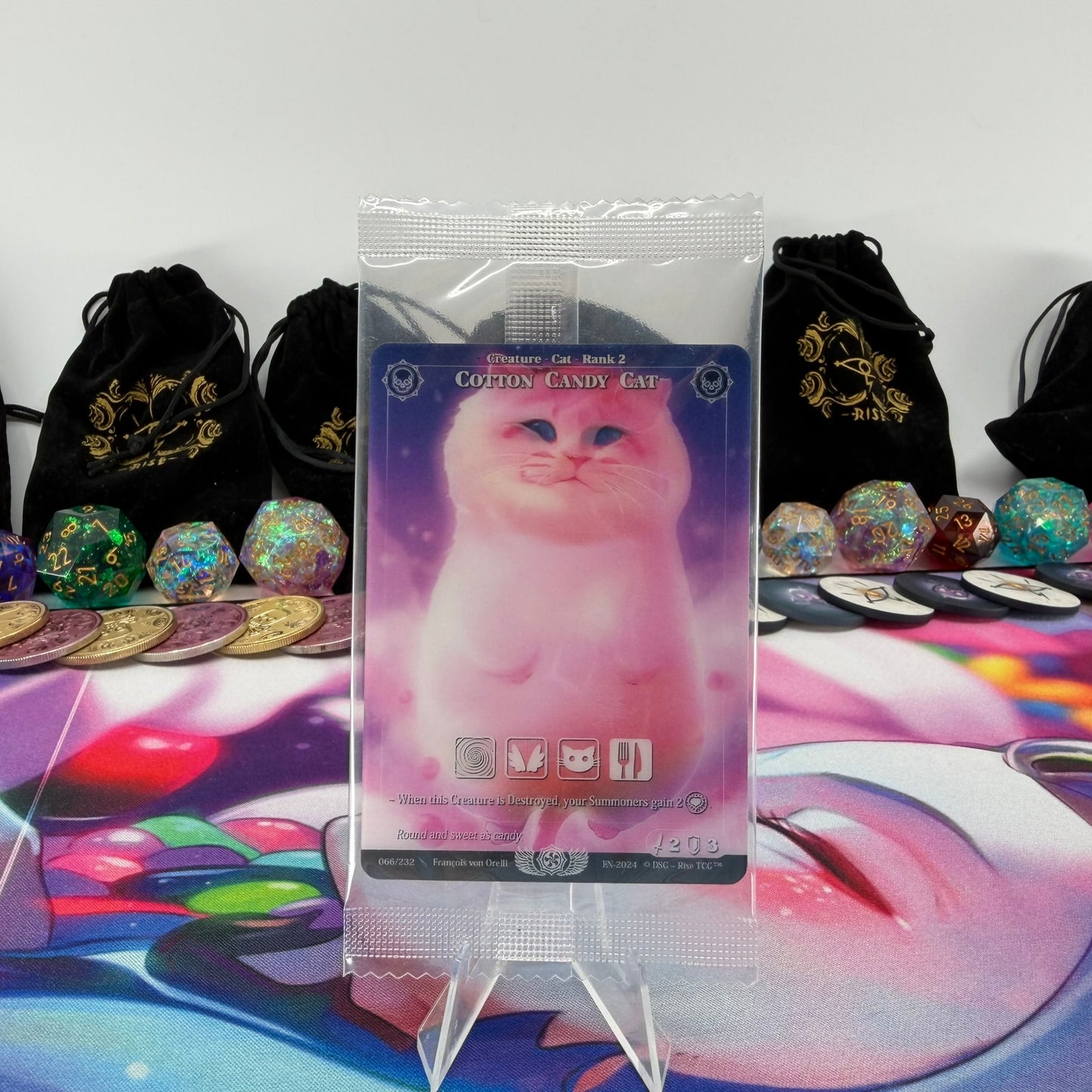 #1139 Cotton Candy Cat | 066/232 | Depth Lenticular | Candypocalypse Sealed Pack | Rare (EN)