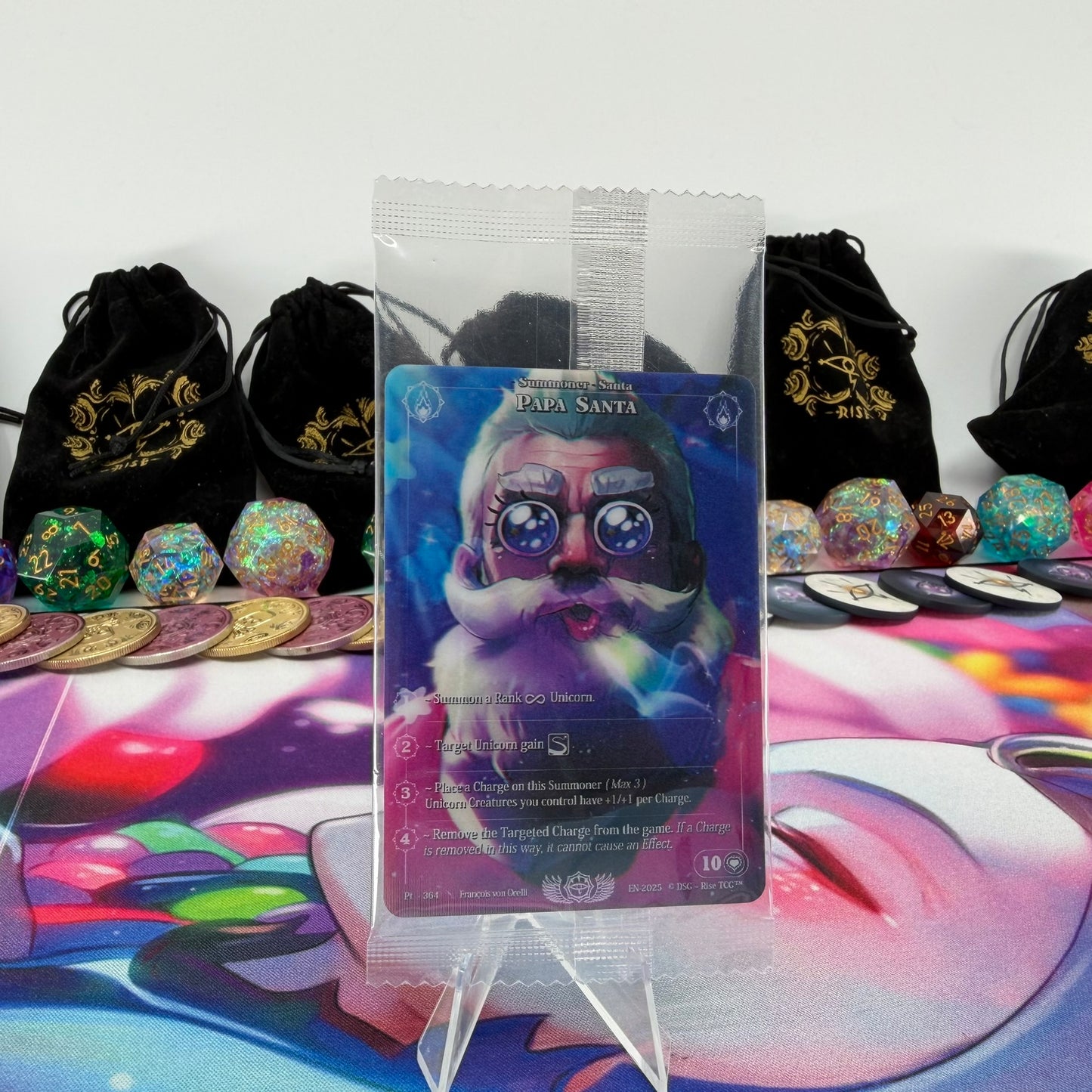 #1143 Papa Santa | Pt - 364 | Depth Lenticular | Prestige 2025 Sealed Pack | Rare (EN)